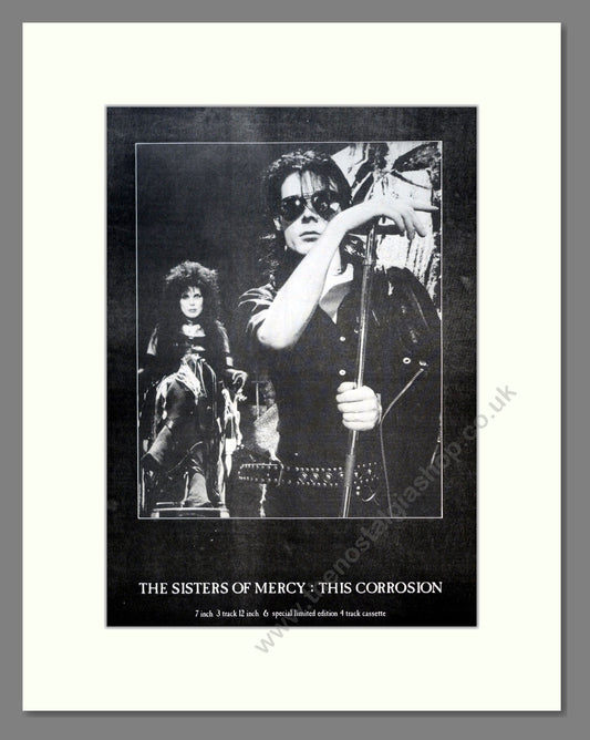 Sisters Of Mercy (The) - This Corrosion. Vintage Advert 1987 (ref AD18550)