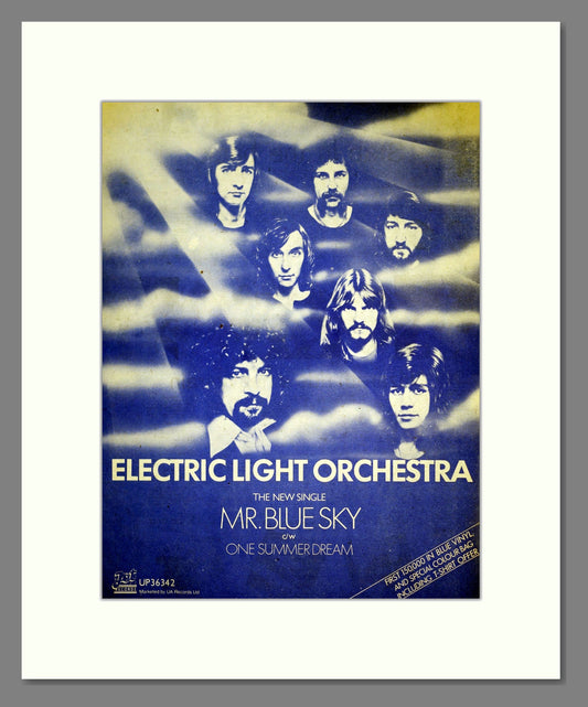 Electric Light Orchestra - Mr Blue Sky. Vintage Advert 1978 (ref AD18556)