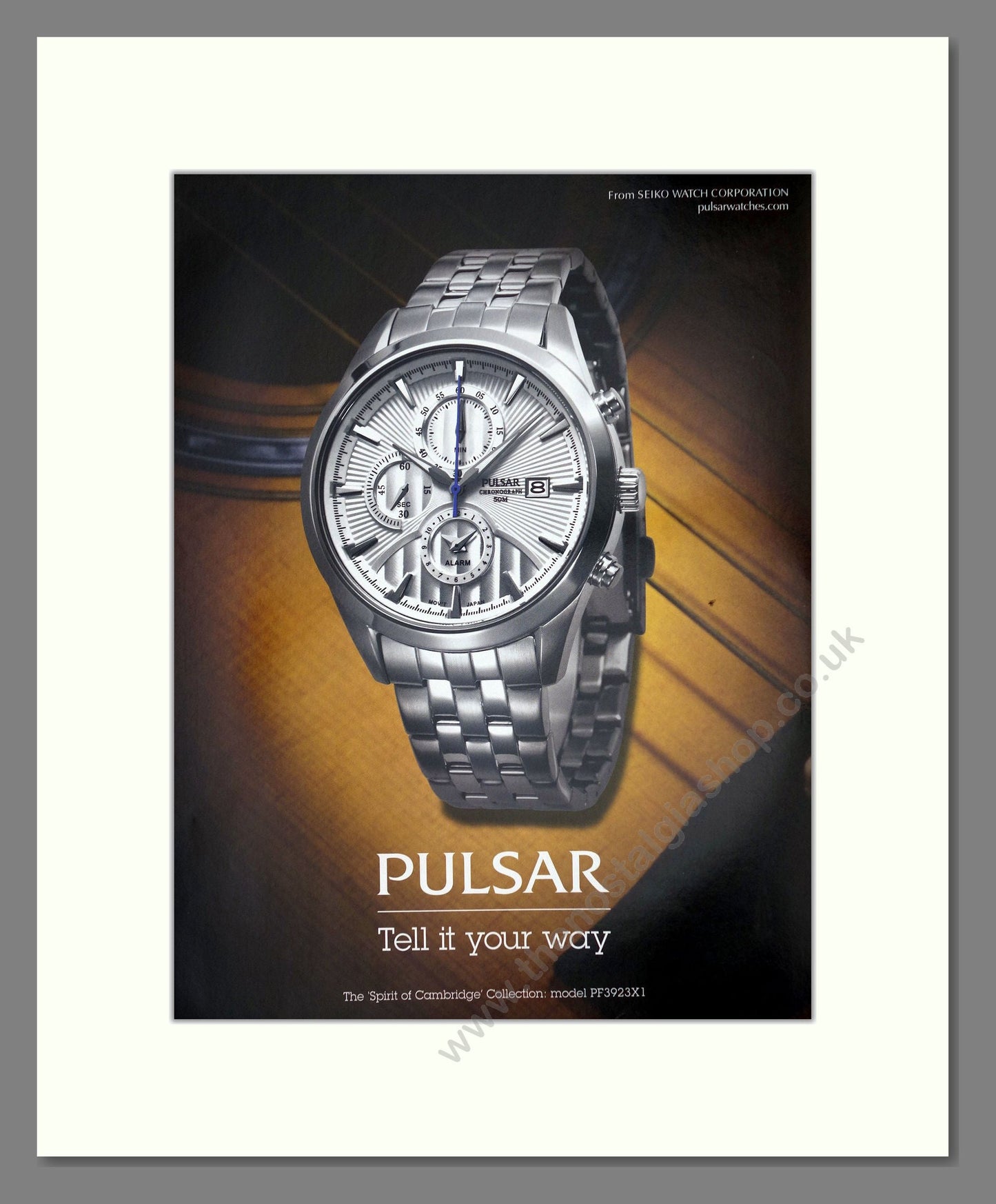 Pulsar - Spirit Of Cambridge. Vintage Advert 2011 (ref AD62387)