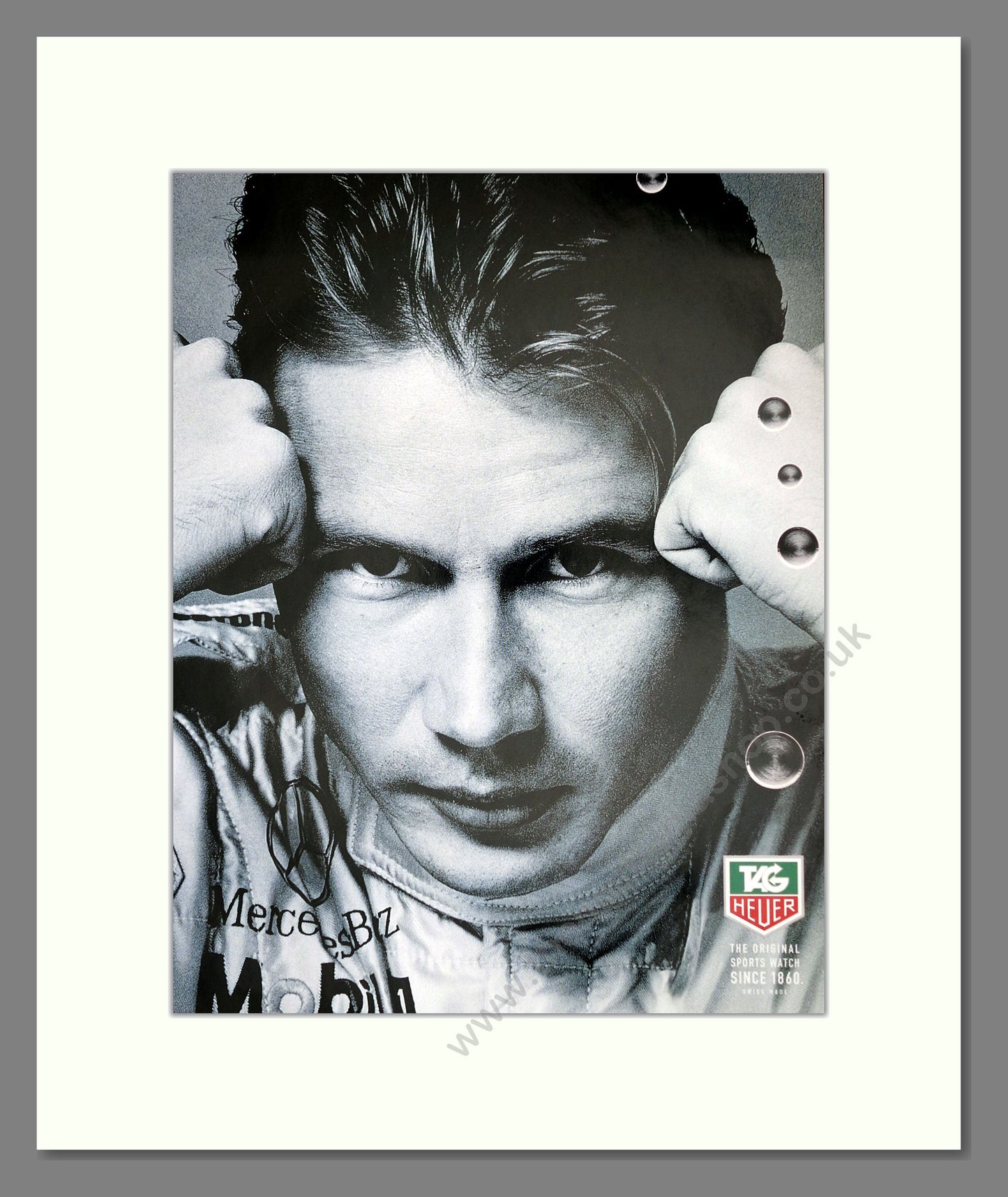 Tag Heuer - Chronometer 6000. Vintage Advert 1998 (ref AD62578) Double Advert