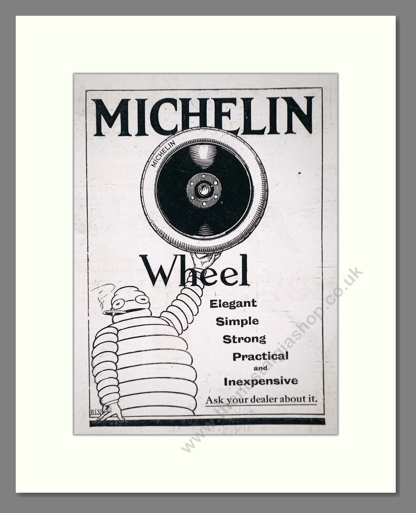 Michelin - Wheel. Vintage Advert 1920 (ref AD62593)