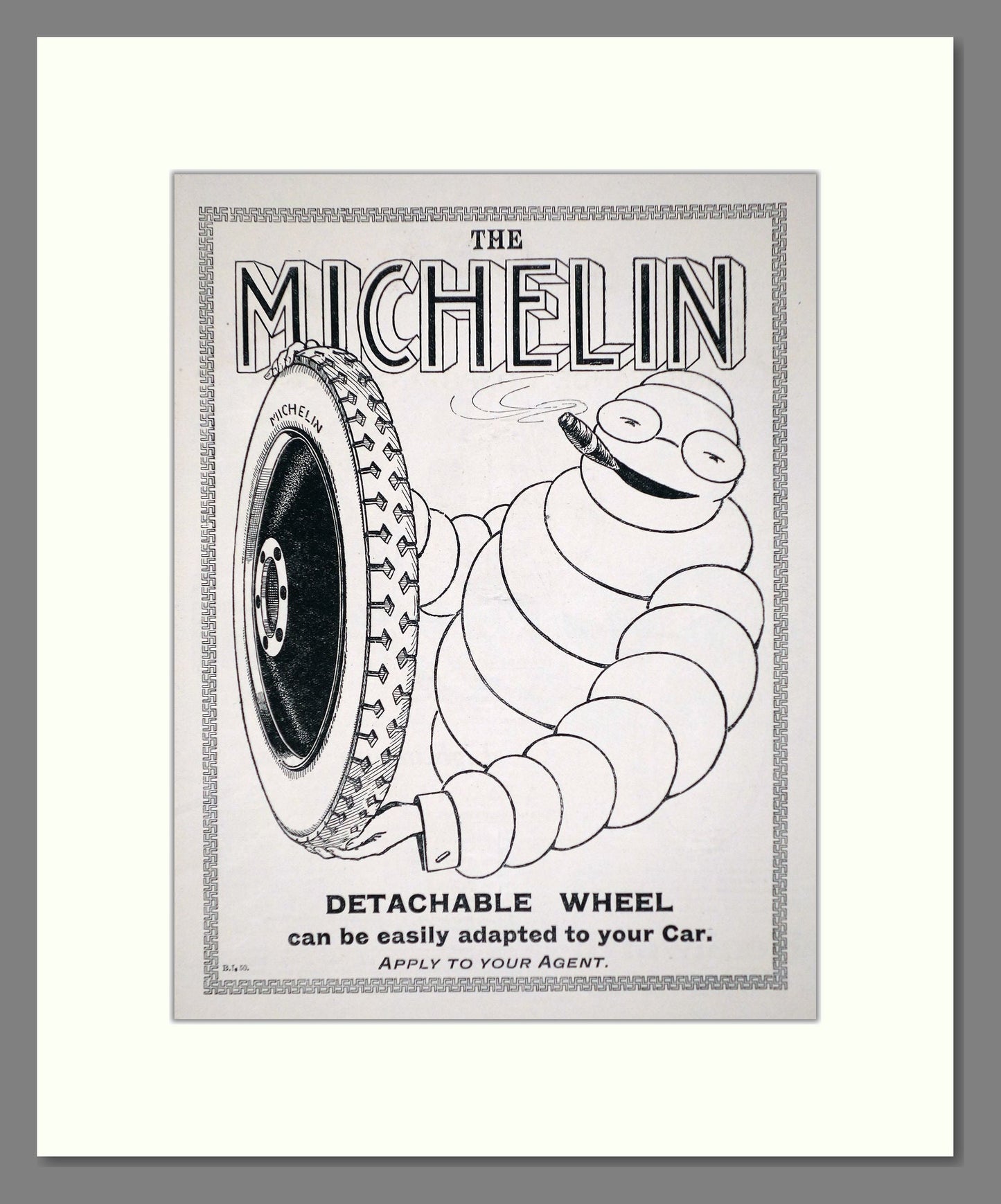 Michelin - Detachable Wheel. Vintage Advert 1920 (ref AD62604)