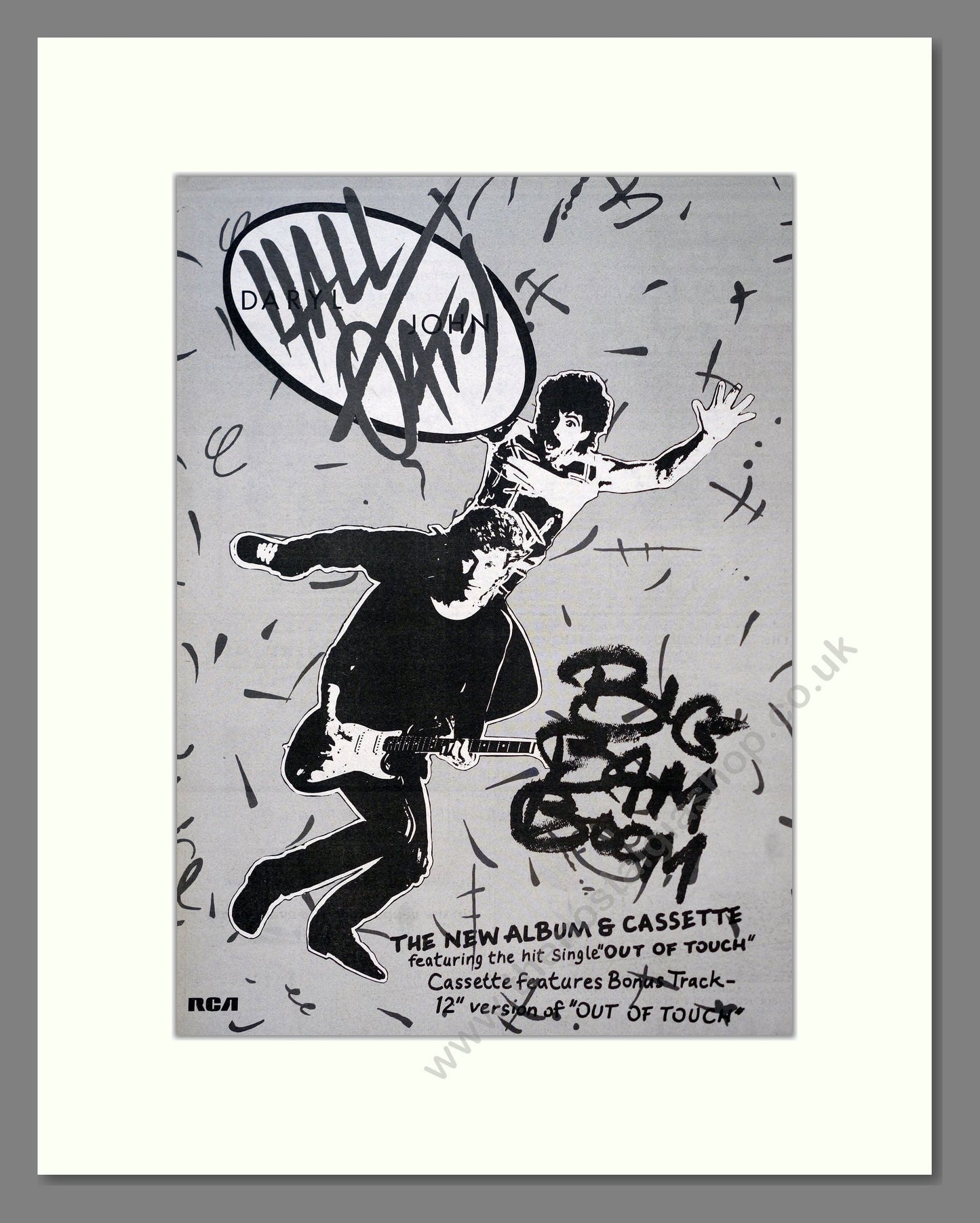 Hall And Oats - Big Bam Boom. Vintage Advert 1984 (ref AD18781)