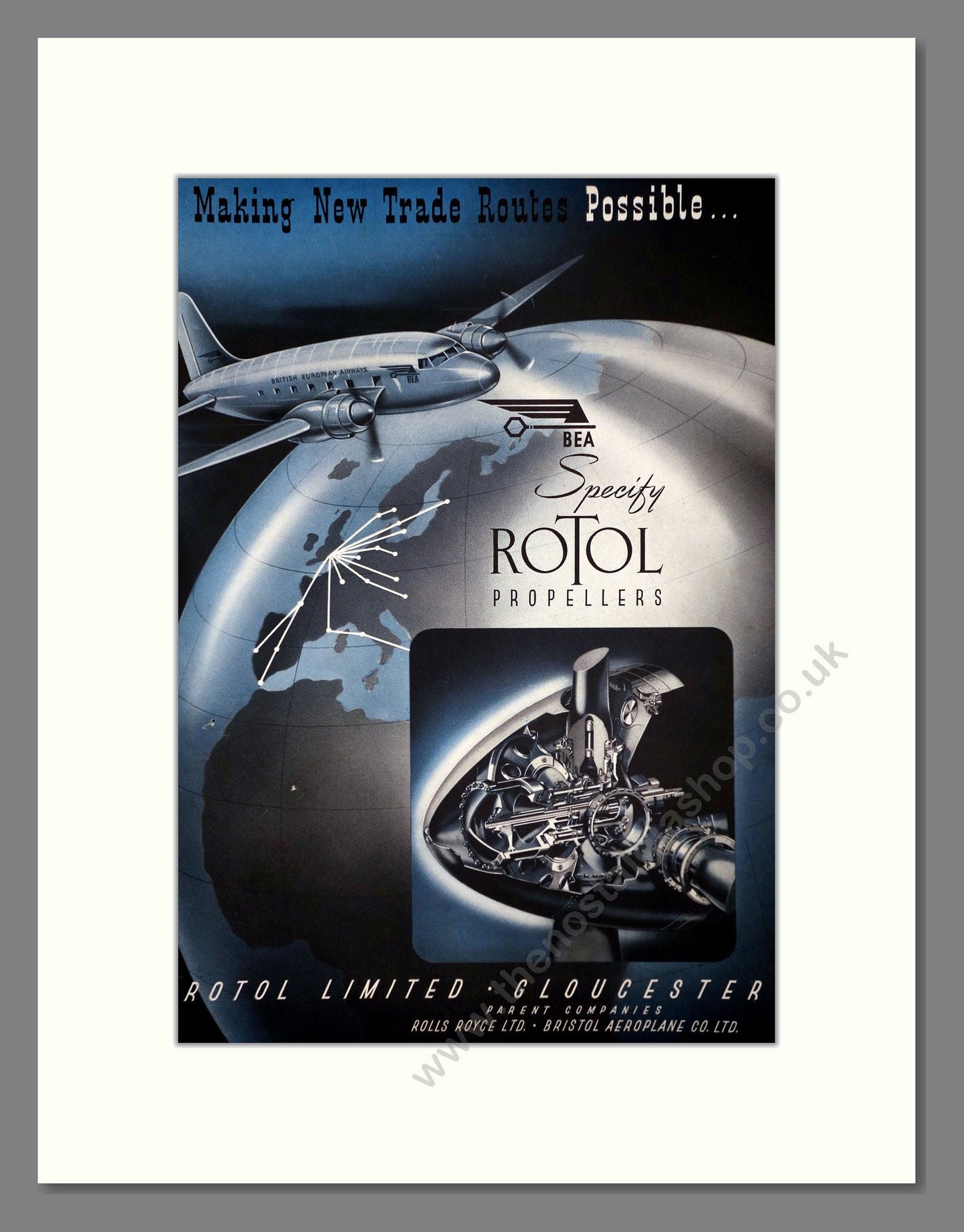 Rotol - Propellers. Vintage Advert 1947 (ref AD62739)