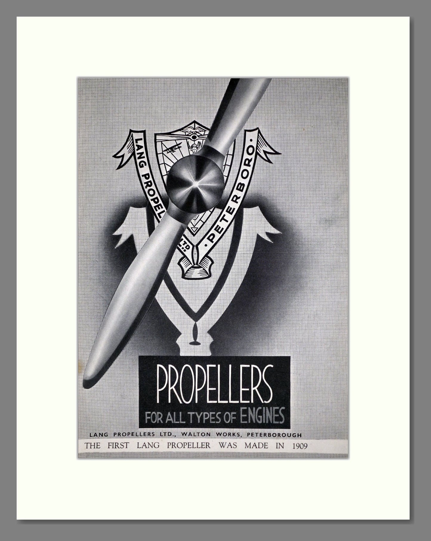 Lang - Propellers. Vintage Advert 1936 (ref AD62766)