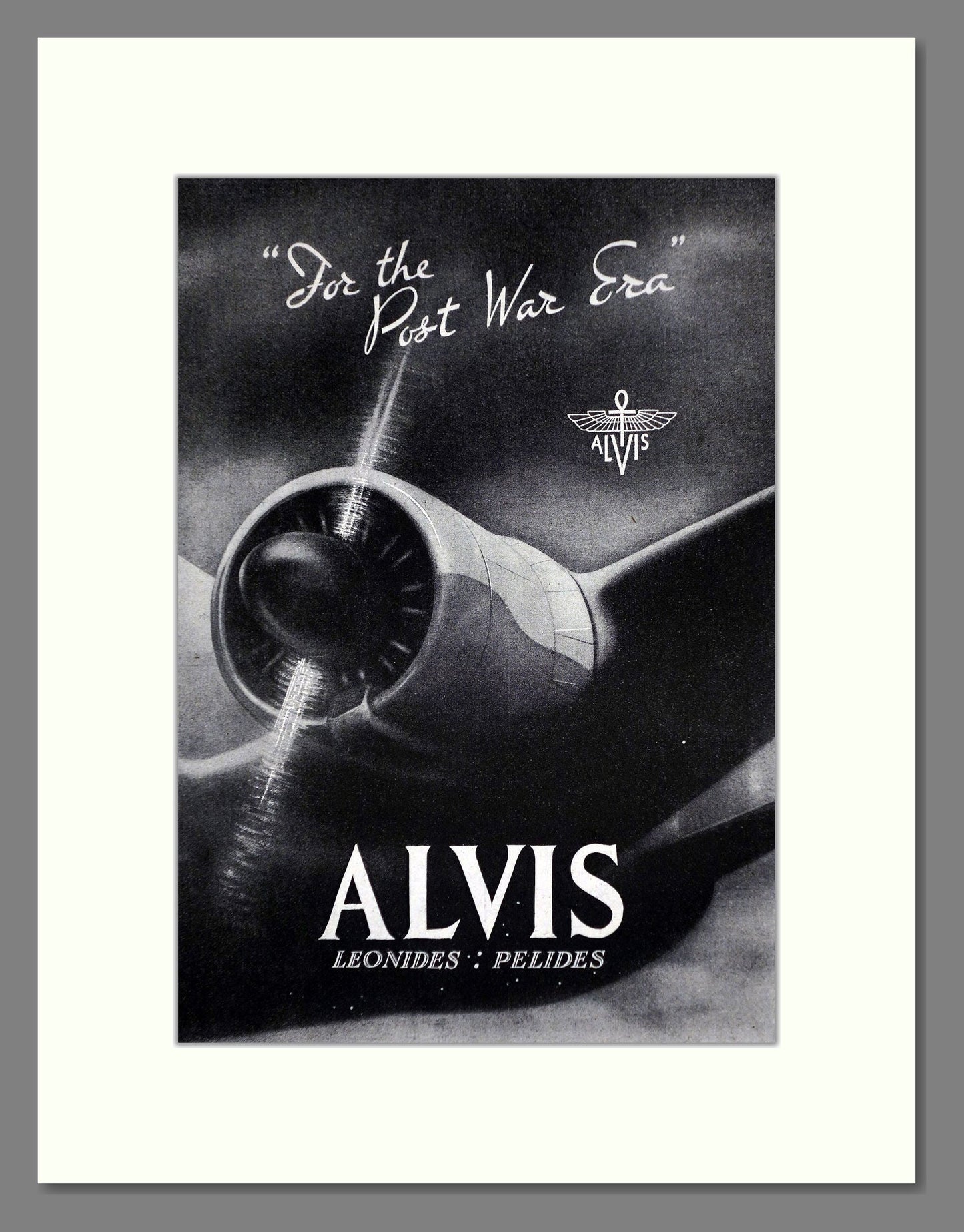 Alvis - Leonides Engines. Vintage Advert 1944 (ref AD62775)