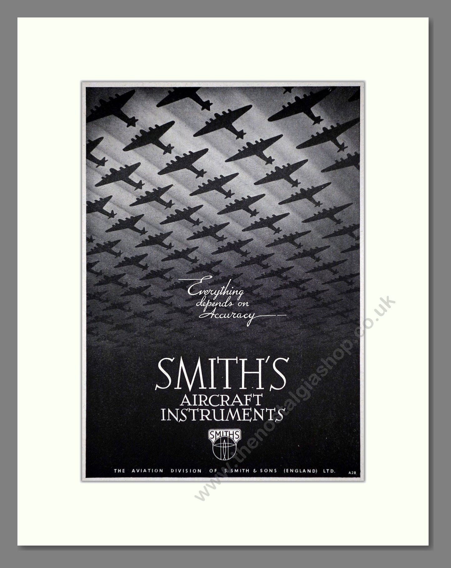 Smiths - Aircraft Instruments. Vintage Advert 1945 (ref AD62837)