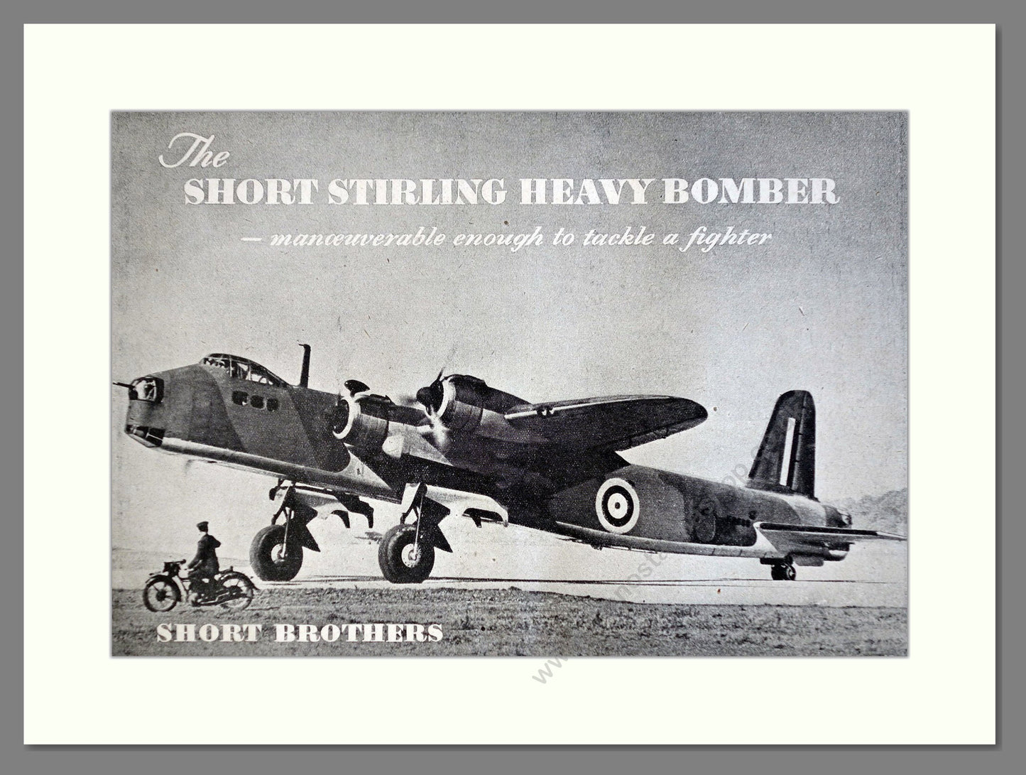 Short Bros Ltd - Stirling. Vintage Advert 1942 (ref AD62864)