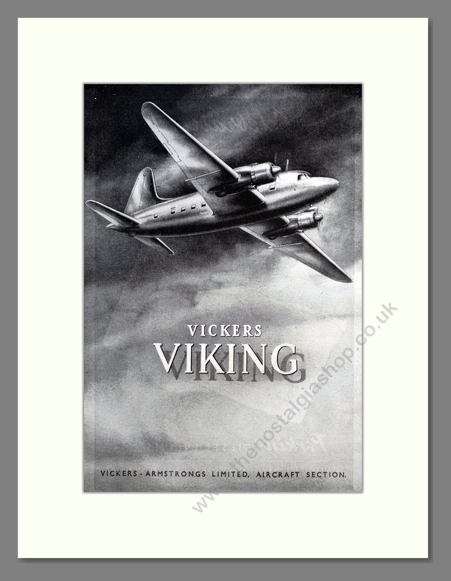 Vickers-Armstrongs - Viking. Vintage Advert 1945 (ref AD62922)