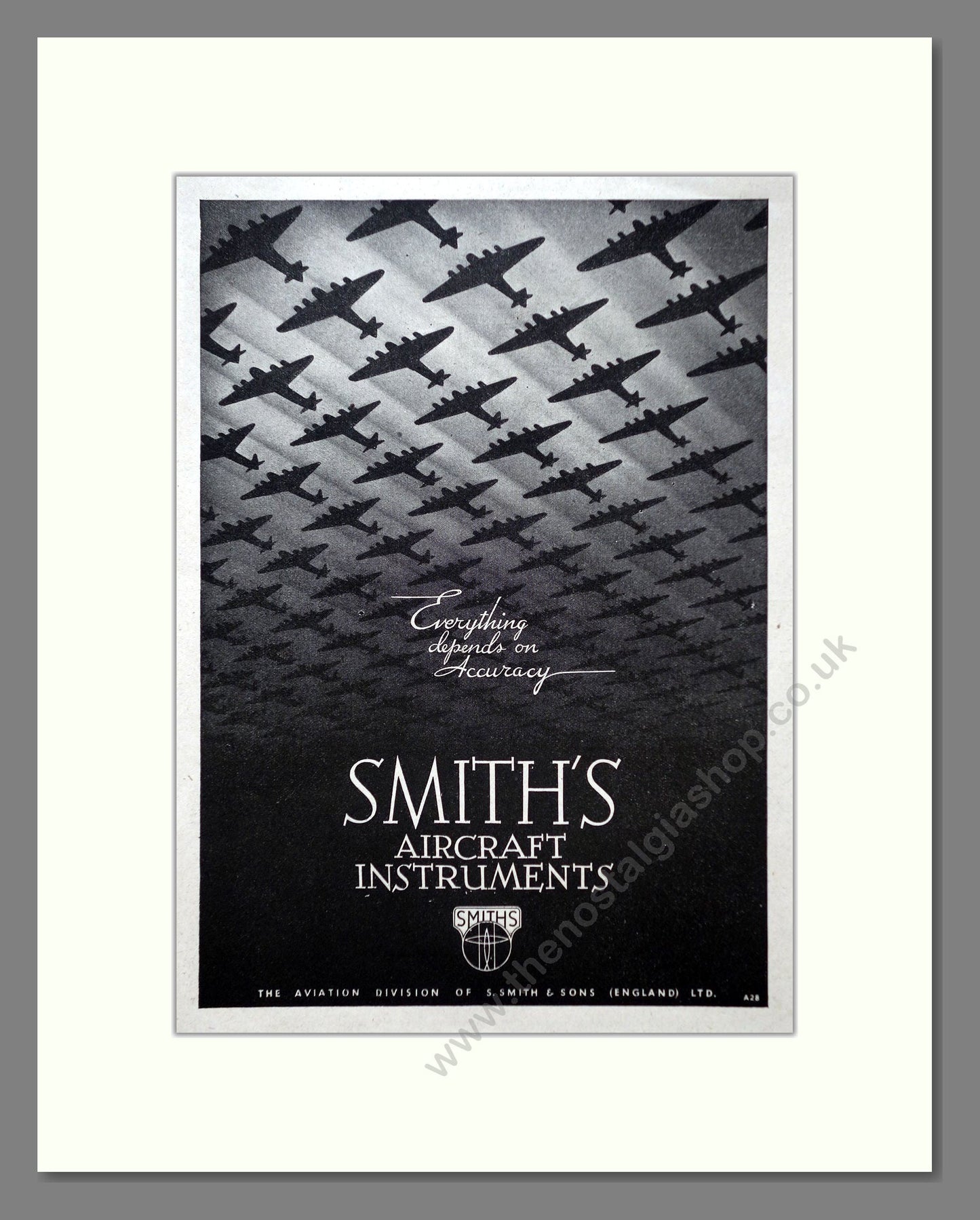 Smiths - Aircraft Instruments. Vintage Advert 1945 (ref AD63130)