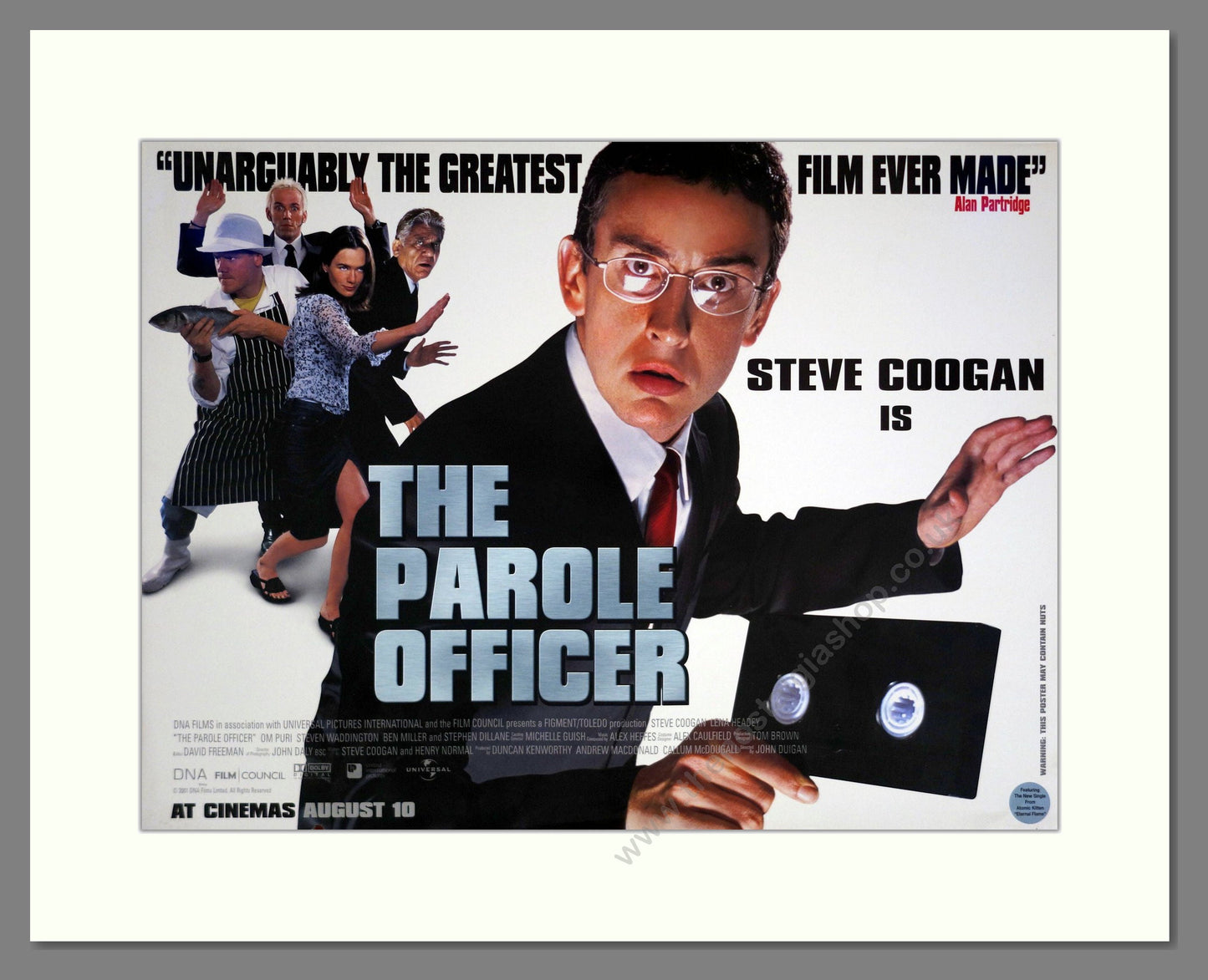 Parole Officer (The) - Steve Coogan. Vintage Poster 2001 (ref AD18899)