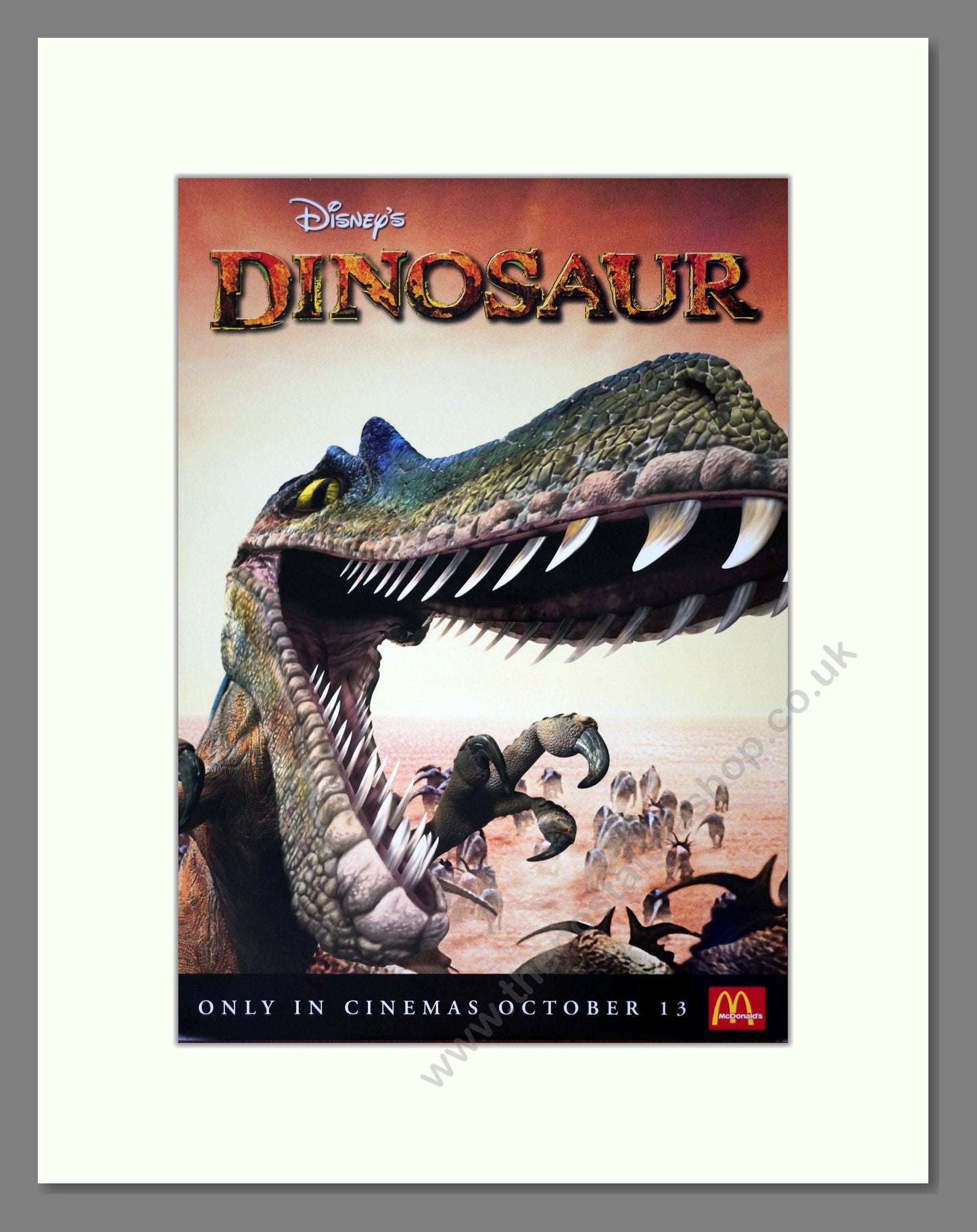 Dinosaur - . Vintage Poster 2000 (ref AD18936)