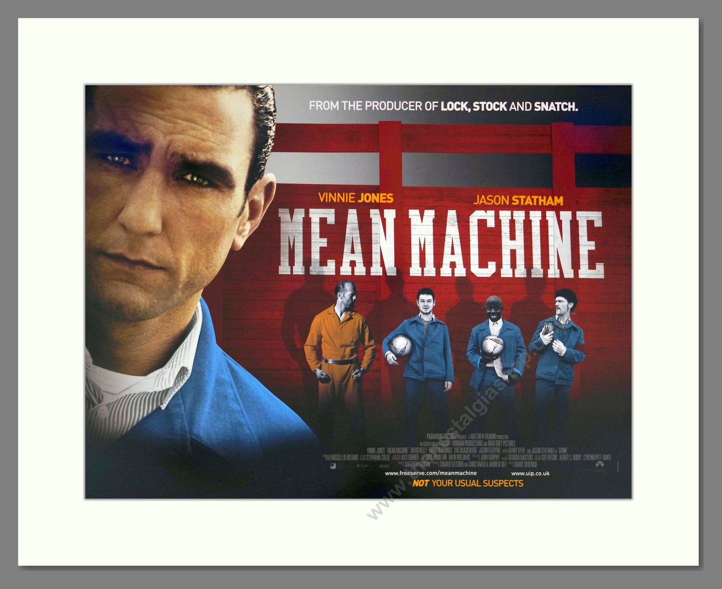 Mean Machine - Vinny Jones. Vintage Poster 2001 (ref AD18954)
