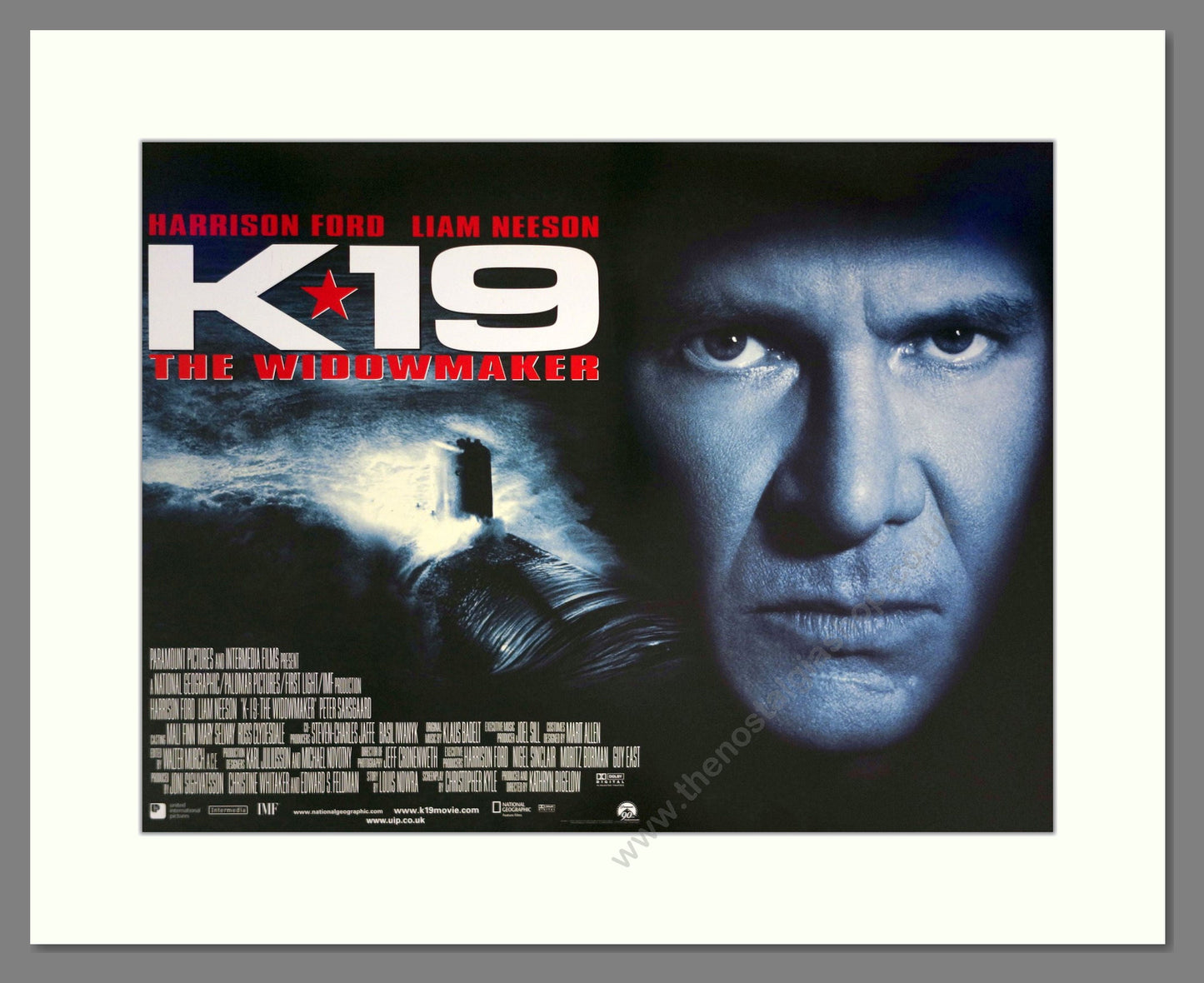 K19 The Widowmaker - Harrison Ford. Vintage Poster 2002 (ref AD18962)