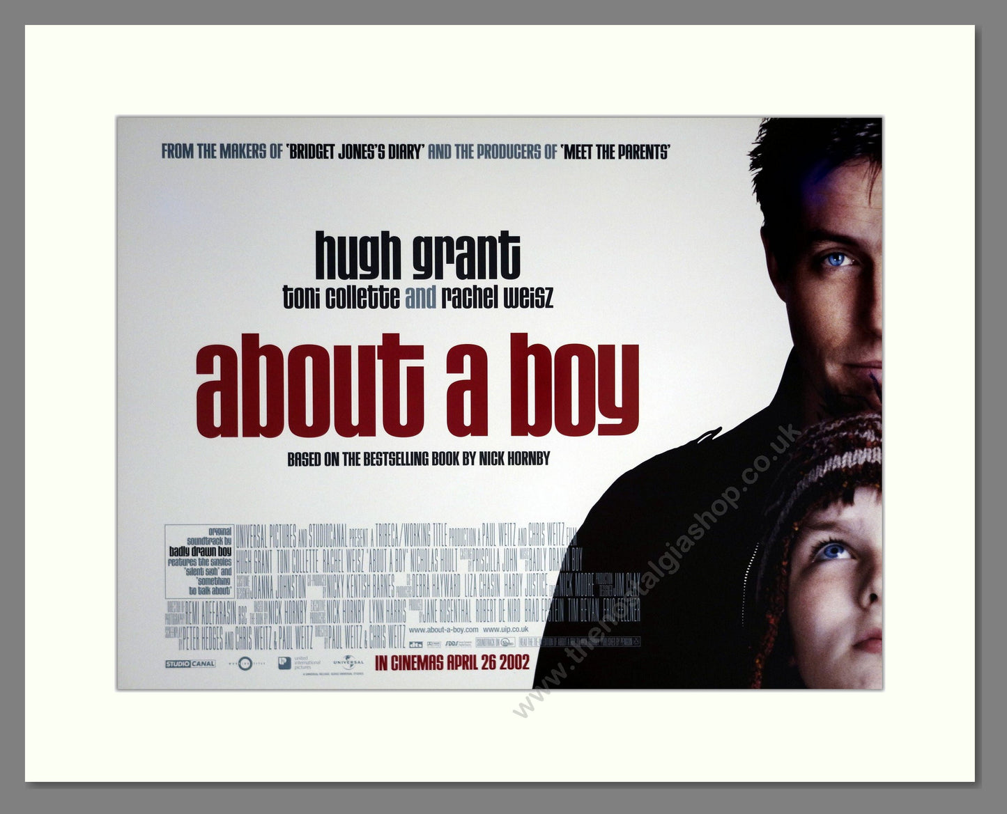 About A Boy - Hugh Grant. Vintage Poster 2002 (ref AD18977)