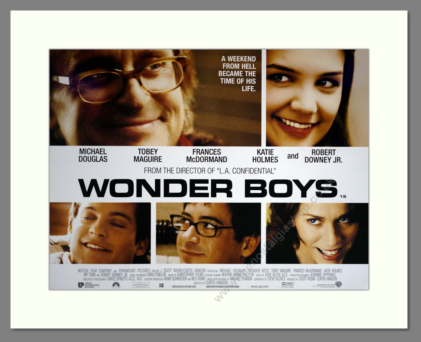 Wonder Boys - Michael Douglas. Vintage Poster 2000 (ref AD18978)