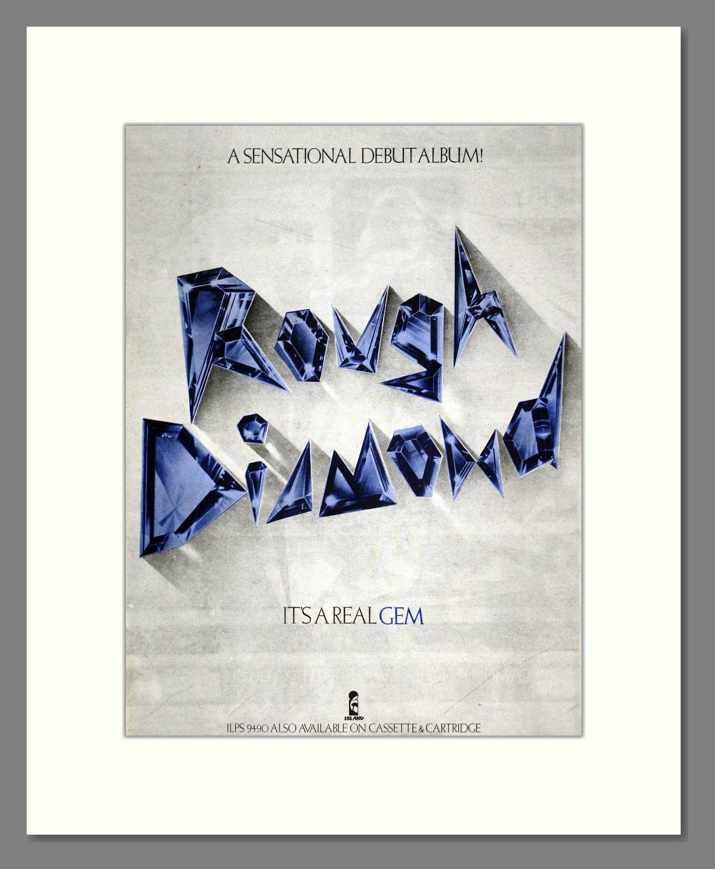 Rough Diamond - Debut Album. Vintage Advert 1977 (ref AD19120)