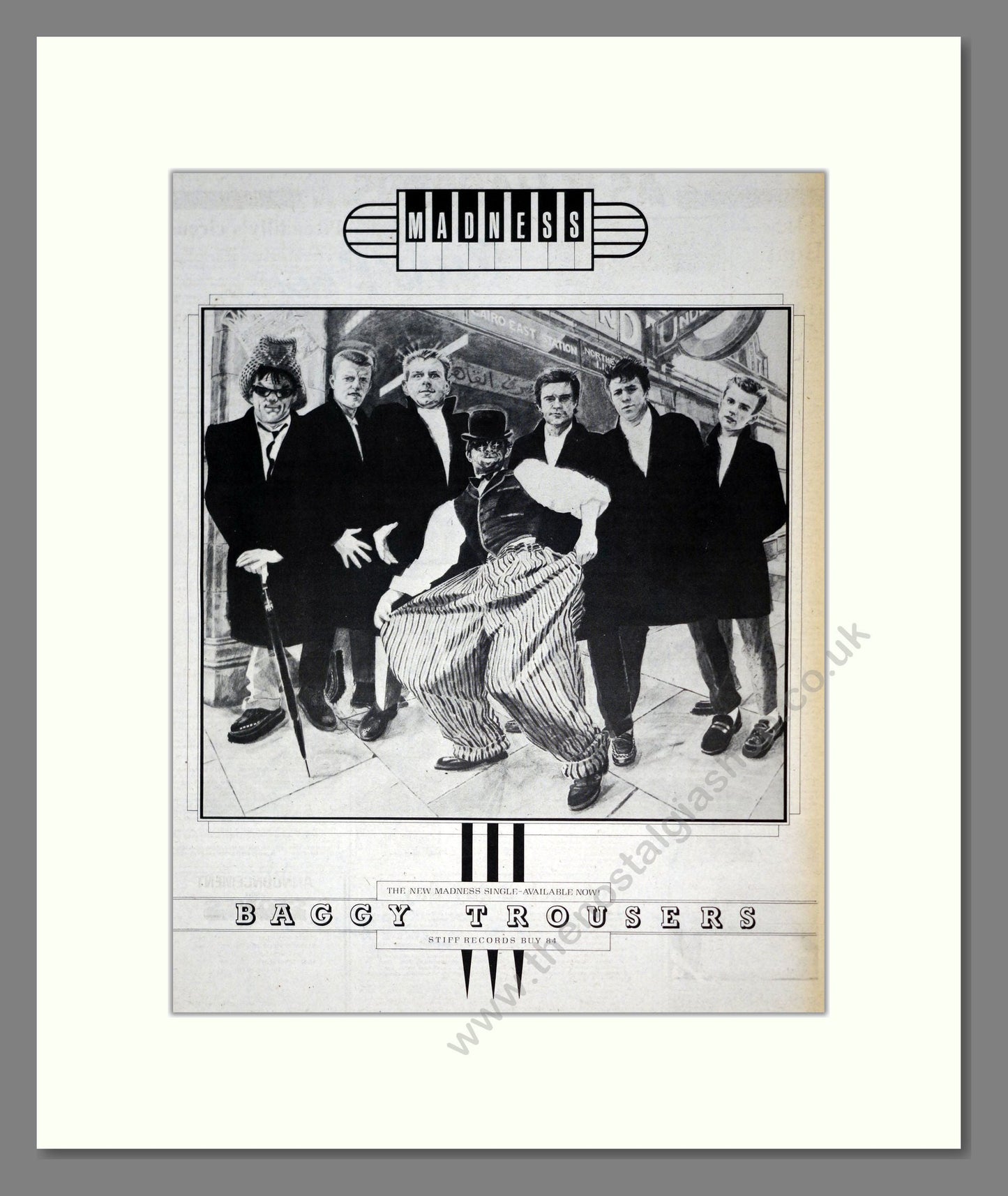 Madness - Baggy Trousers. Vintage Advert 1980 (ref AD19154)