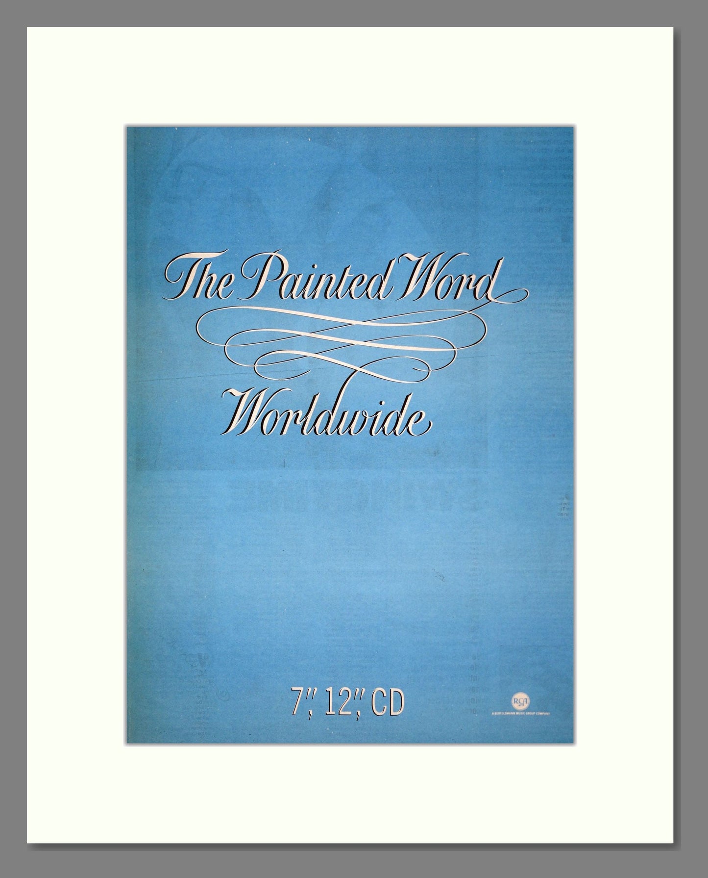 Painted World (The) - Worldwide. Vintage Advert 1989 (ref AD19258)