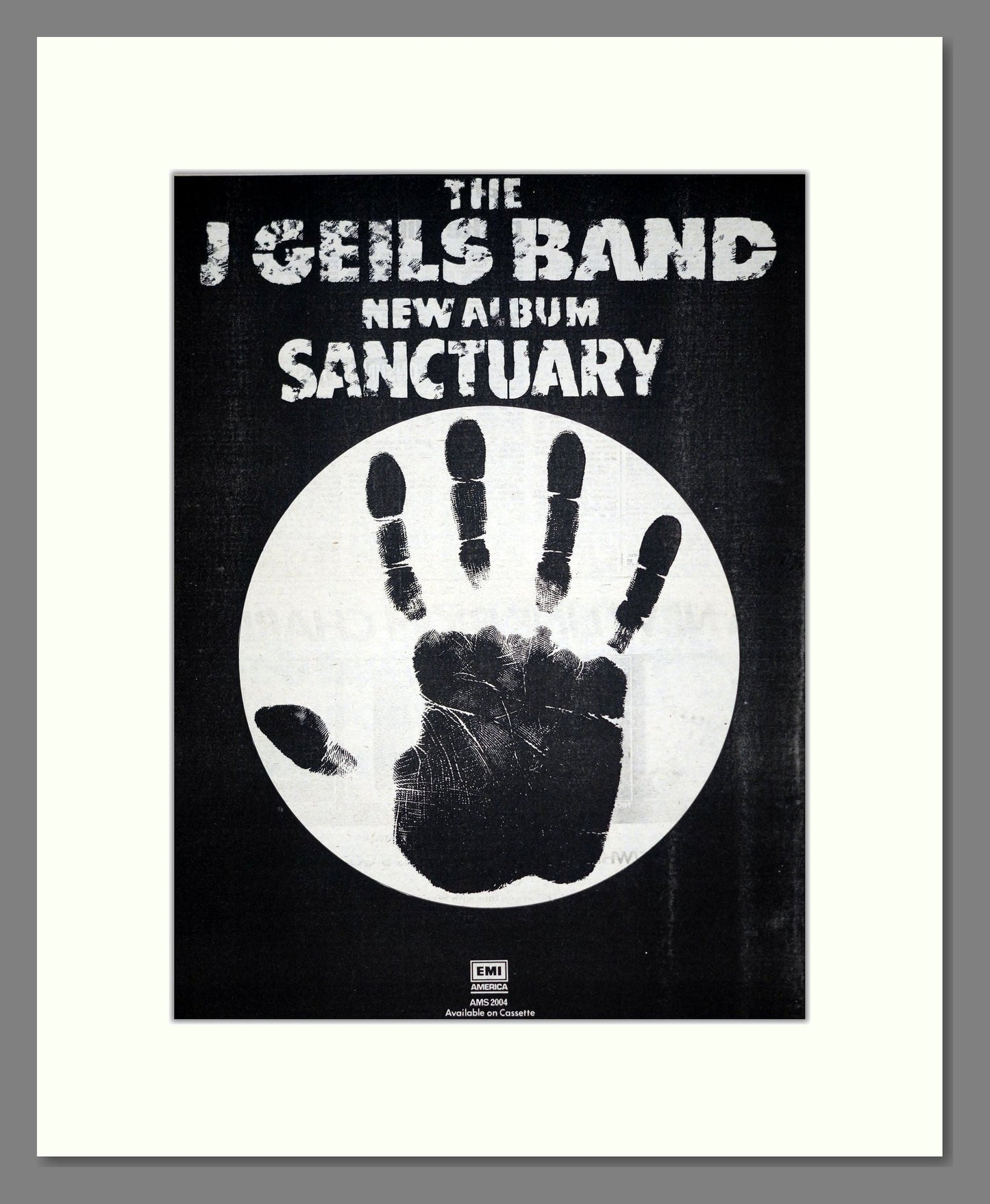 J Geils Band (The) - Sanctuary. Vintage Advert 1979 (ref AD19413)