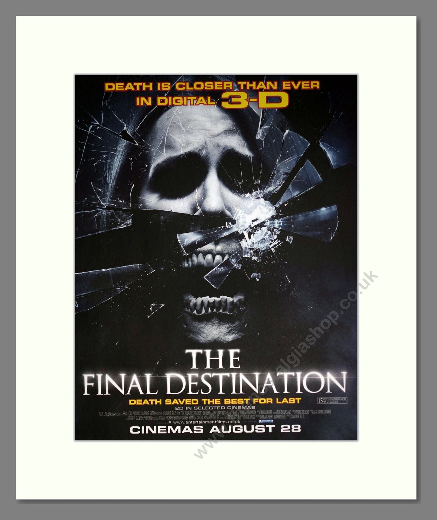 Final Destination (The) - 3D In Cinemas. Vintage Advert 2009 (ref AD302188)