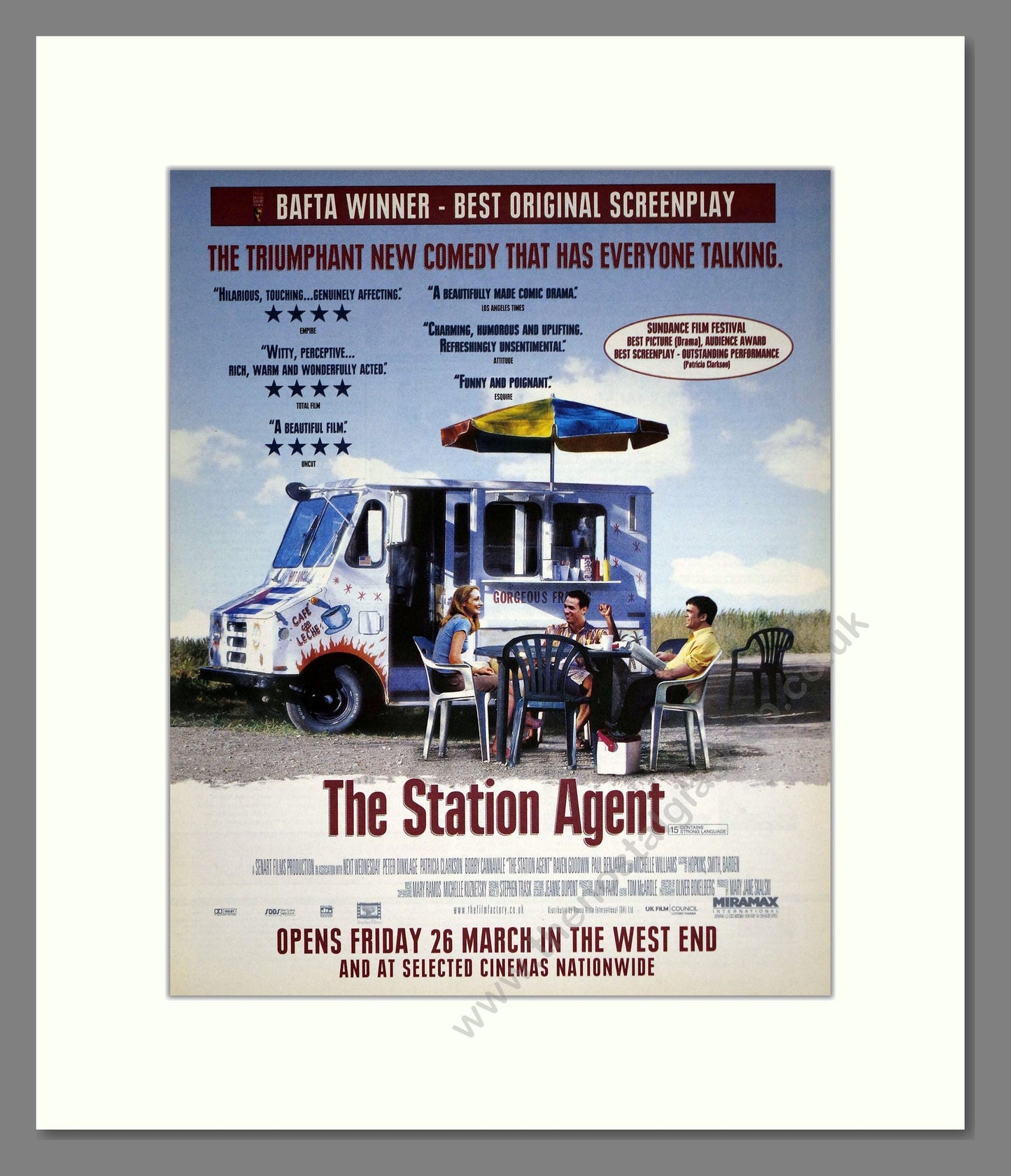 Station Agent (The) - Peter Dinklage. Vintage Advert 2004 (ref AD302203)