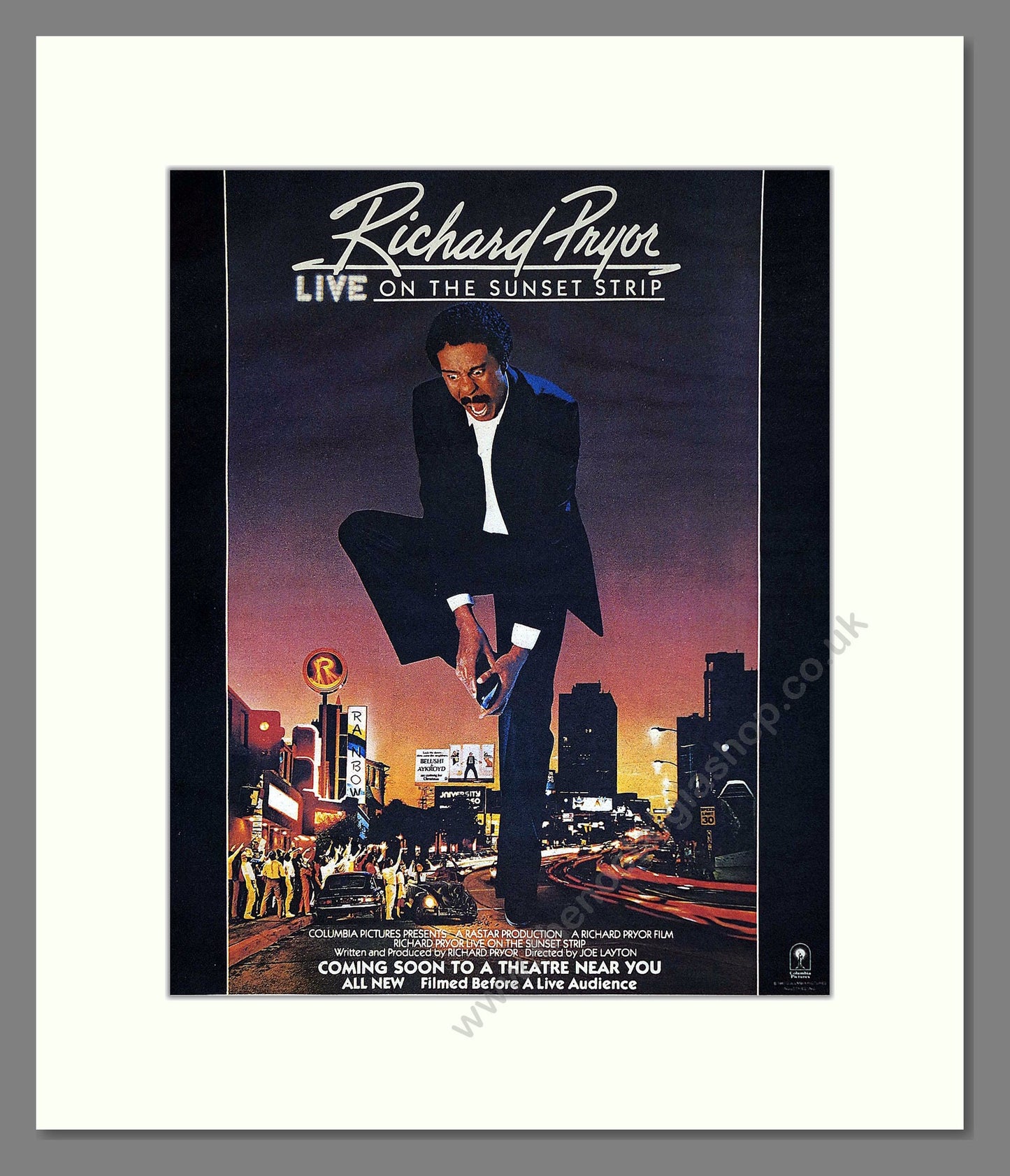 Richard Pryor Live - Sunset Strip. Vintage Advert 1982 (ref AD302211)