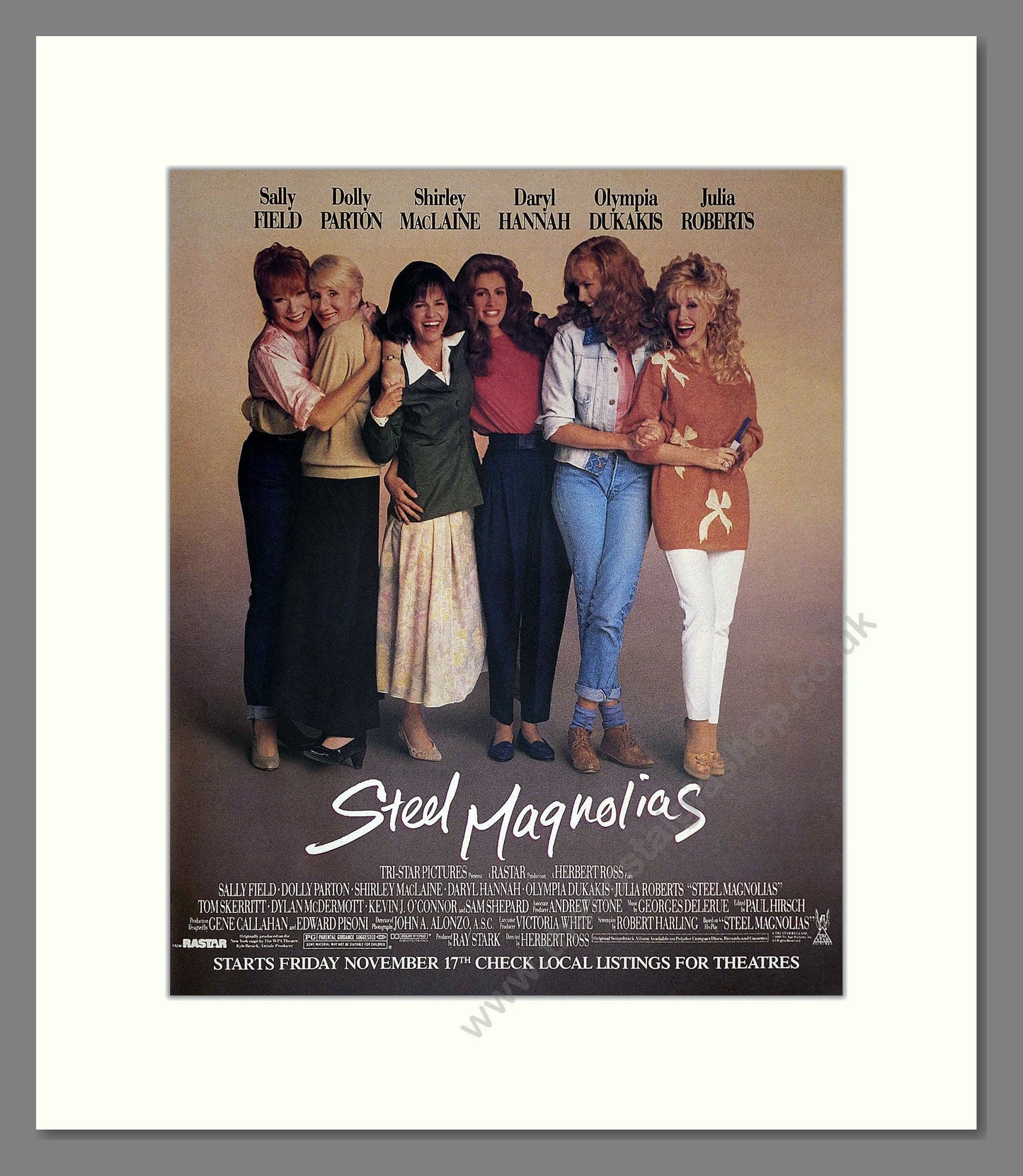Steel Magnolias - Dolly Parton. Vintage Advert 1989 (ref AD302232)