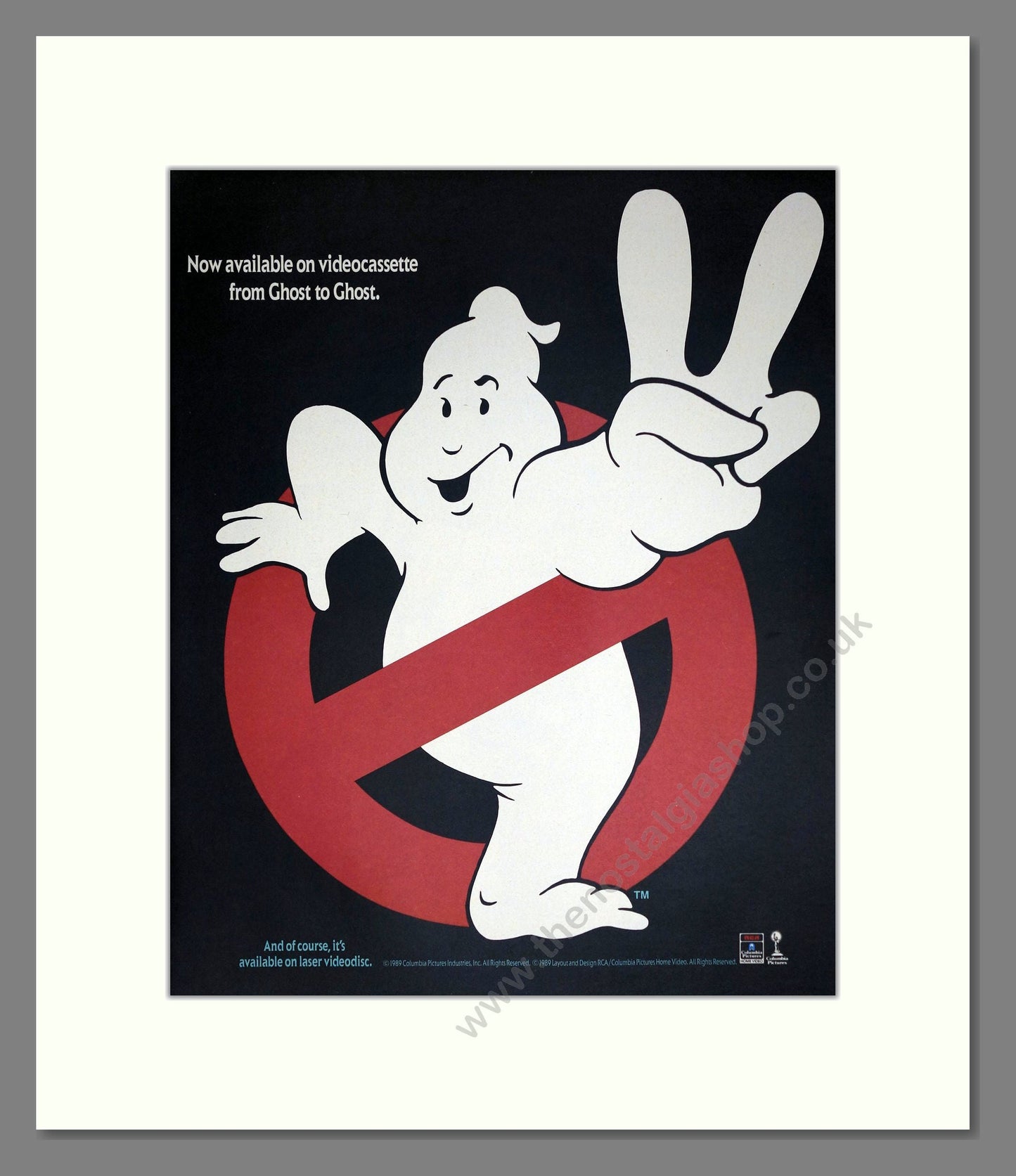 Ghostbusters 2 - On Videocassette. Vintage Advert 1989 (ref AD302234)