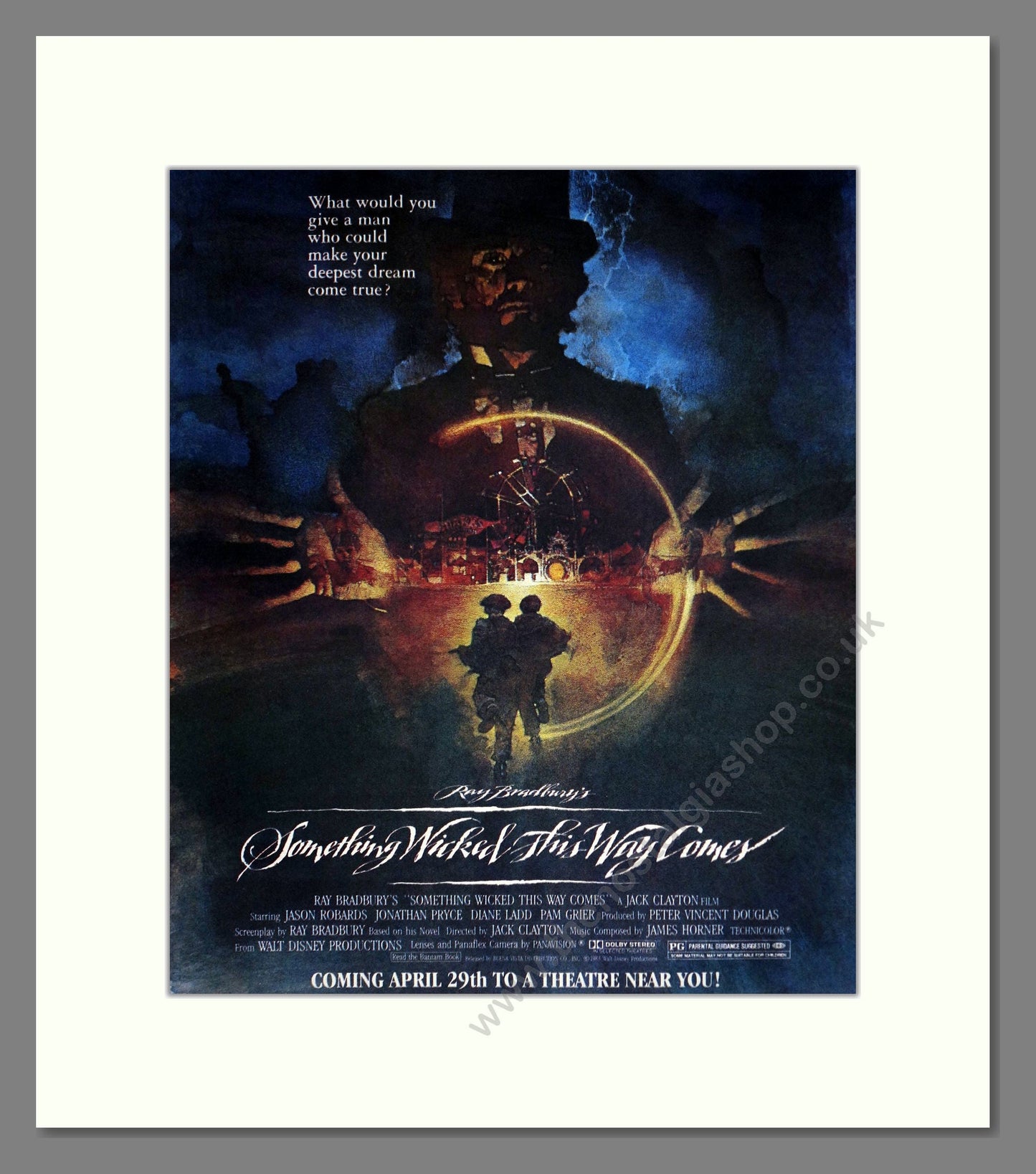 Something Wicked This Way Comes - Ray Bradbury. Vintage Advert 1983 (ref AD302244)