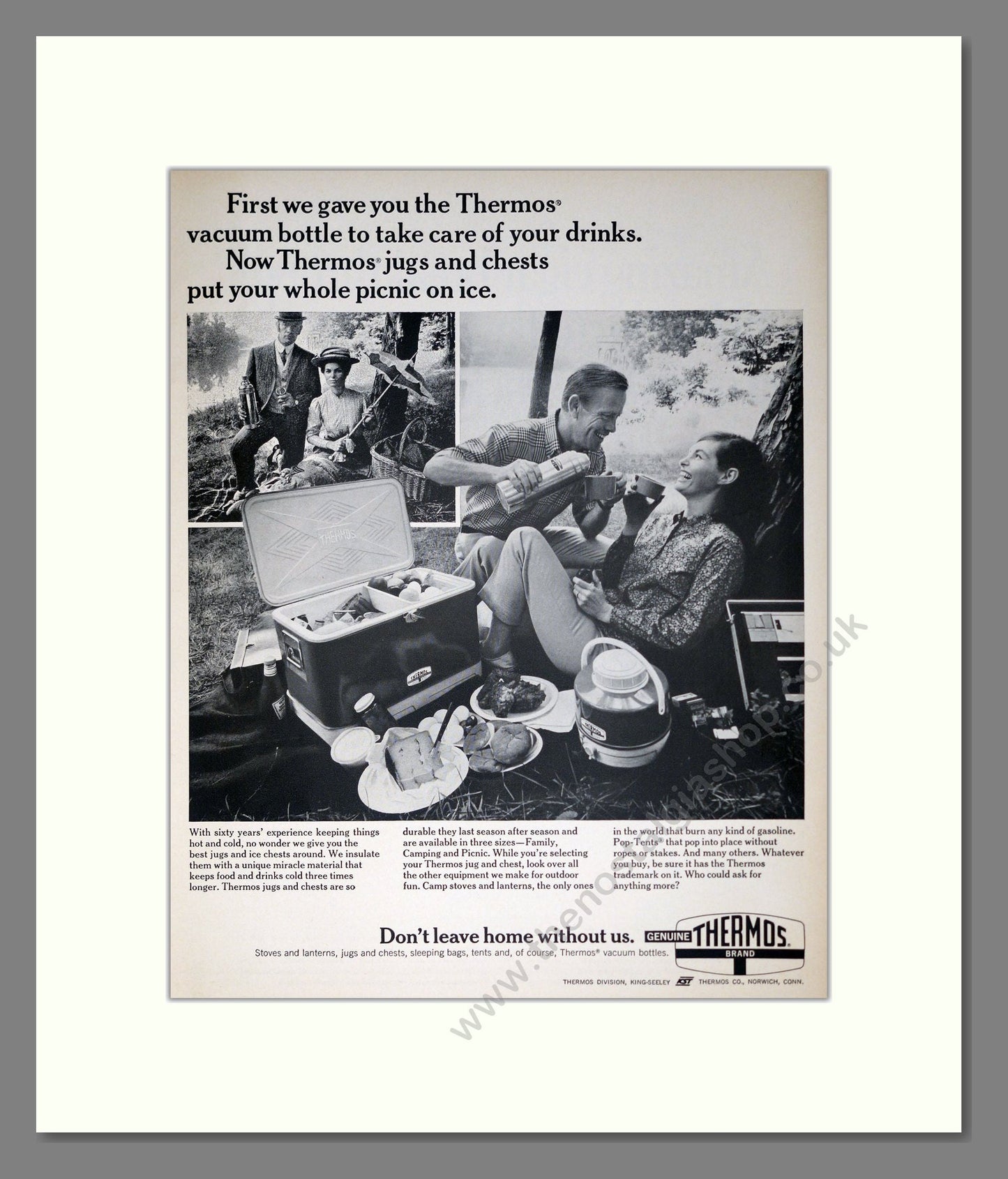 Thermos - Vacuum Flask. Vintage Advert 1968 (ref AD302342)