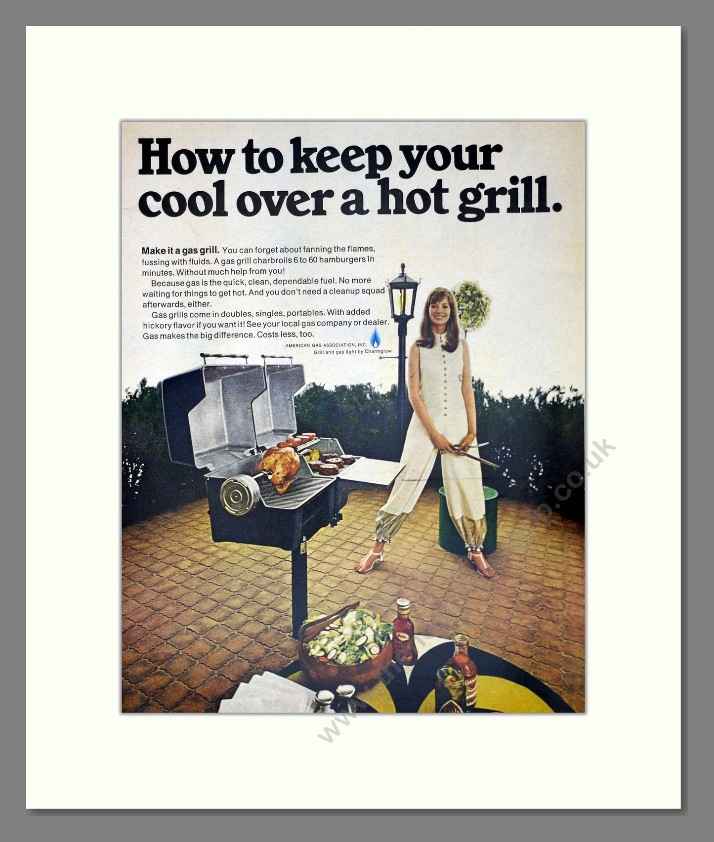 Charmglow - Grill / BBQ. Vintage Advert 1968 (ref AD302390)