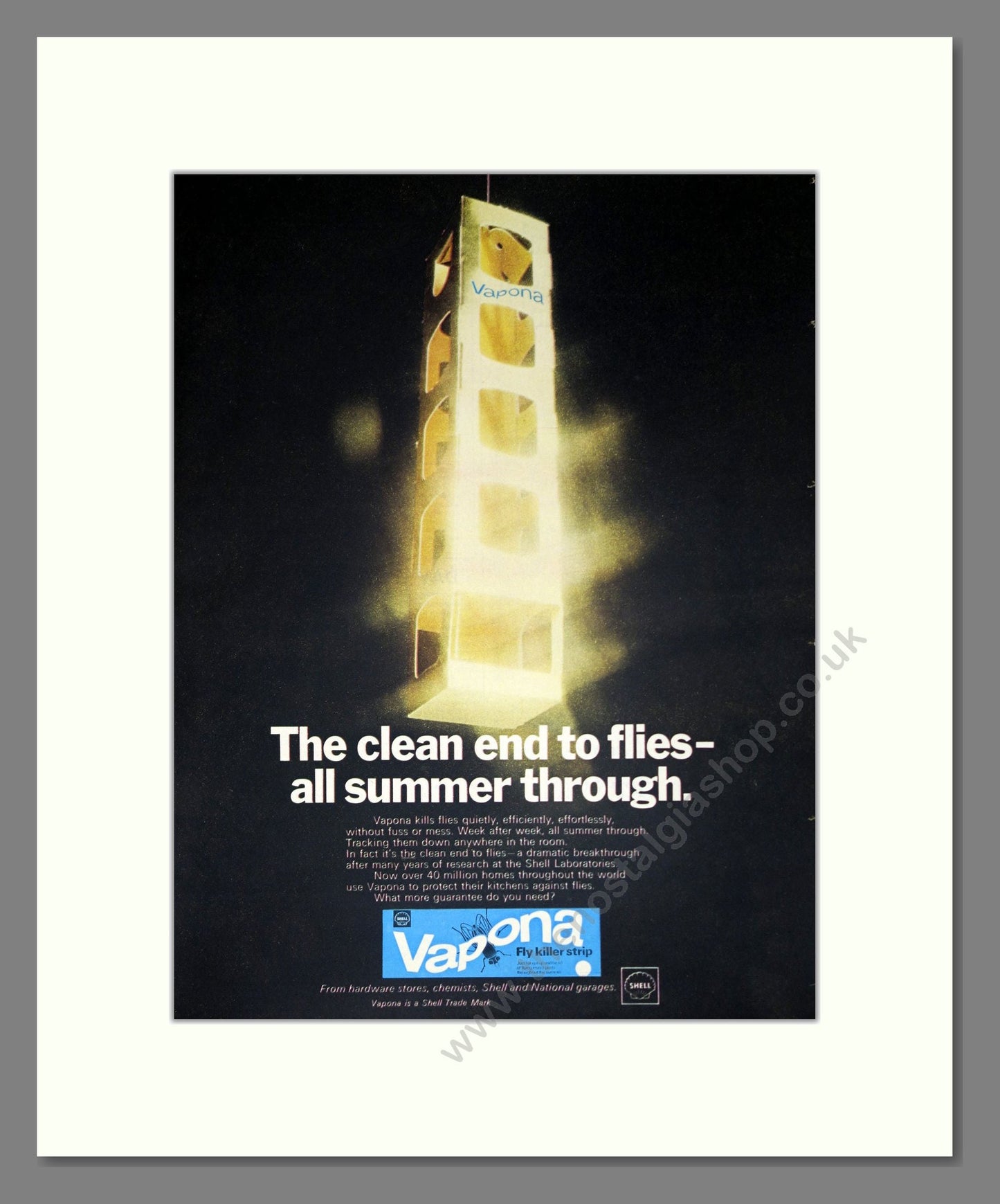 Vapona - Fly Killer. Vintage Advert 1970 (ref AD302440)