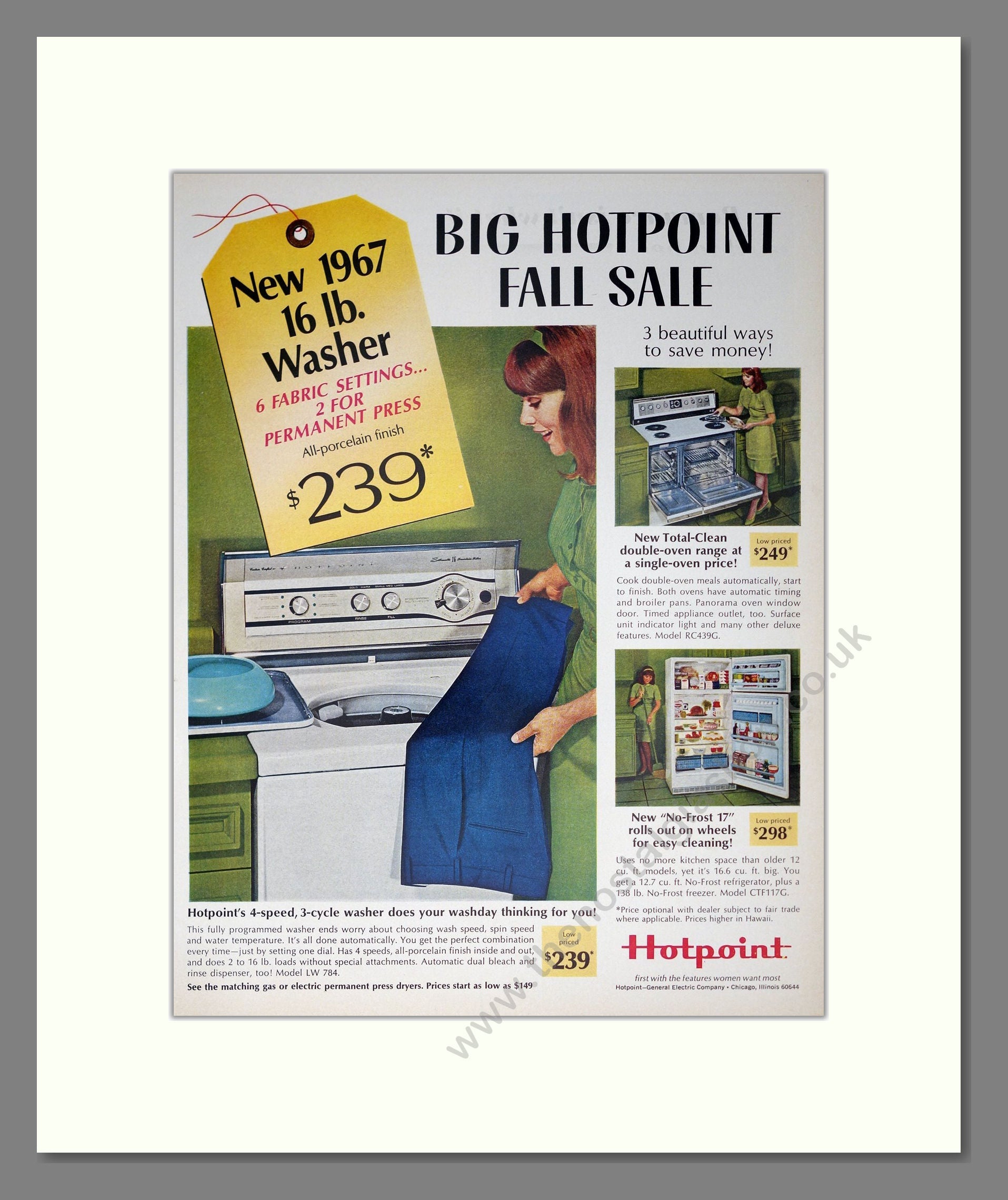 Hotpoint Washing Machine Vintage Advert 1966 ref AD302663 The hotpoint-washing-machine-vintage-advert-1966-ref-ad302663-the
