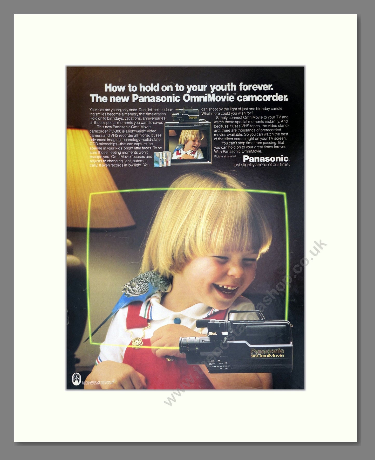 Panasonic - OmniMovie. Vintage Advert 1986 (ref AD303125)