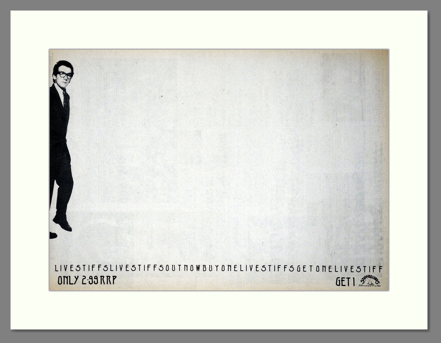 Stiffs - Live. Vintage Advert 1978 (ref AD19707)