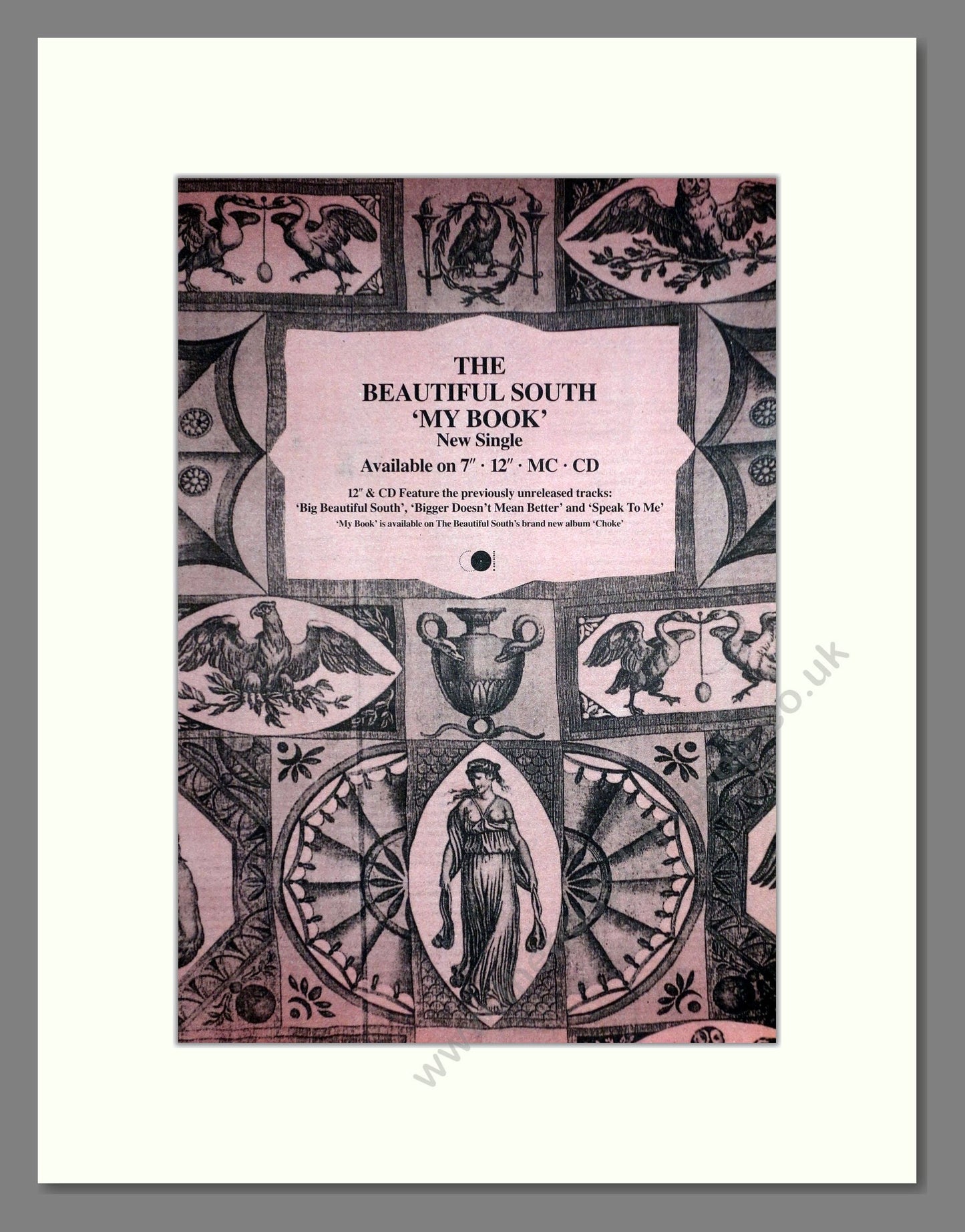 Beautiful South (The) - My Book. Vintage Advert 1990 (ref AD63179)