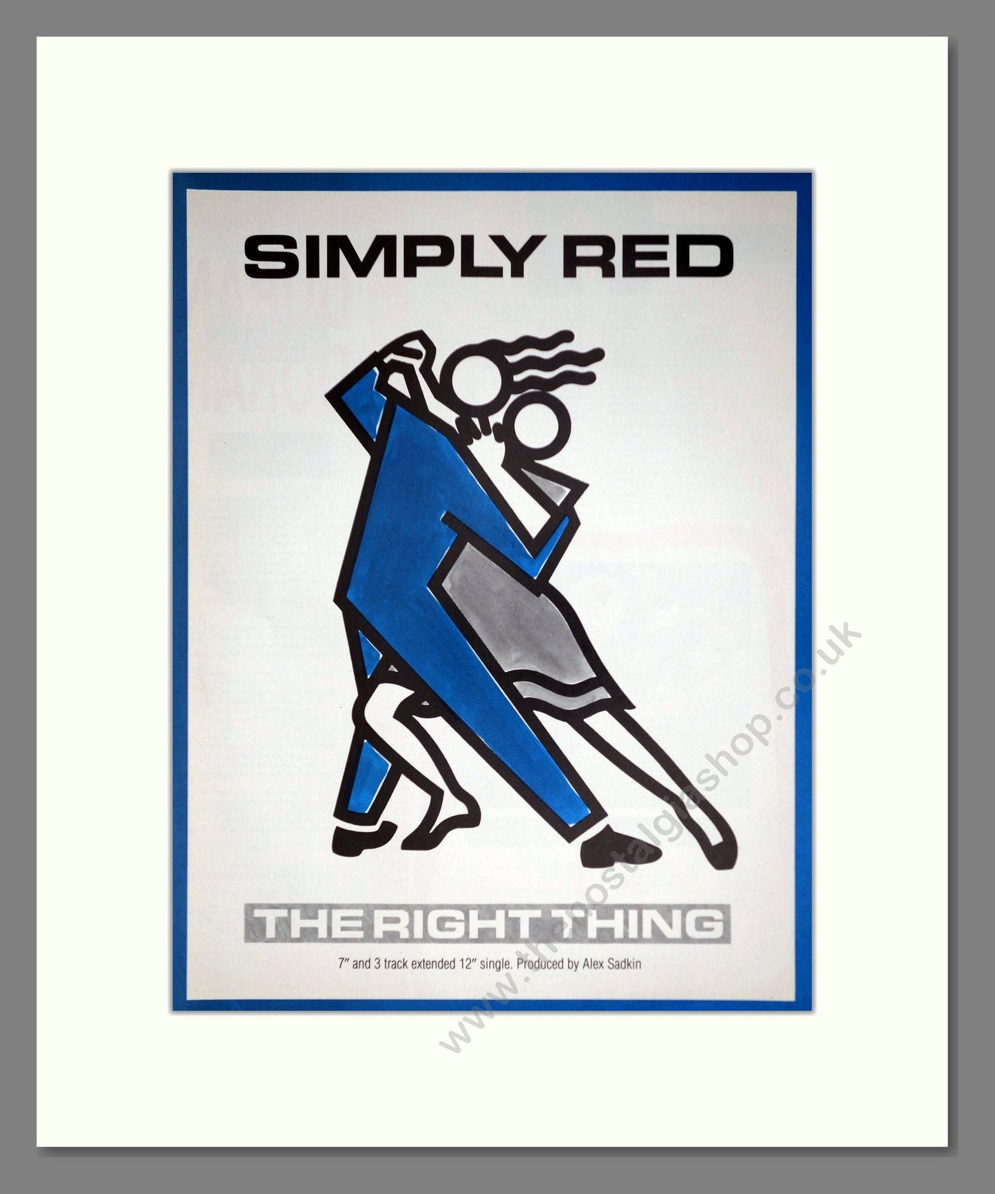 Simply Red - The Right Thing. Vintage Advert 1987 (ref AD63223)