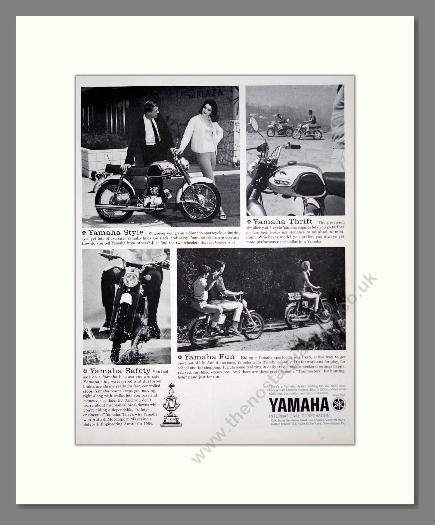 Yamaha - Style Safety Thrift Fun. Vintage Advert 1964 (ref AD303376)
