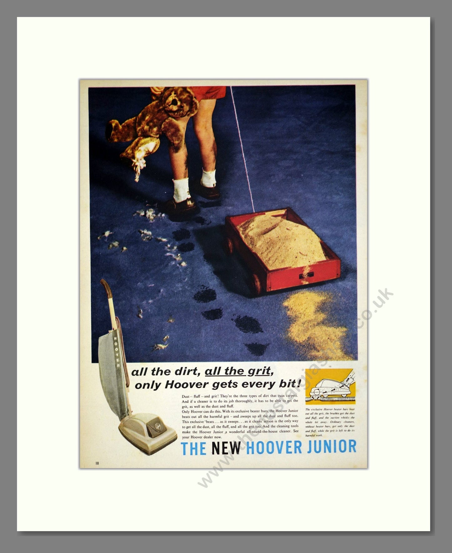 Hoover - Junior. Vintage Advert 1962 (ref AD303218)