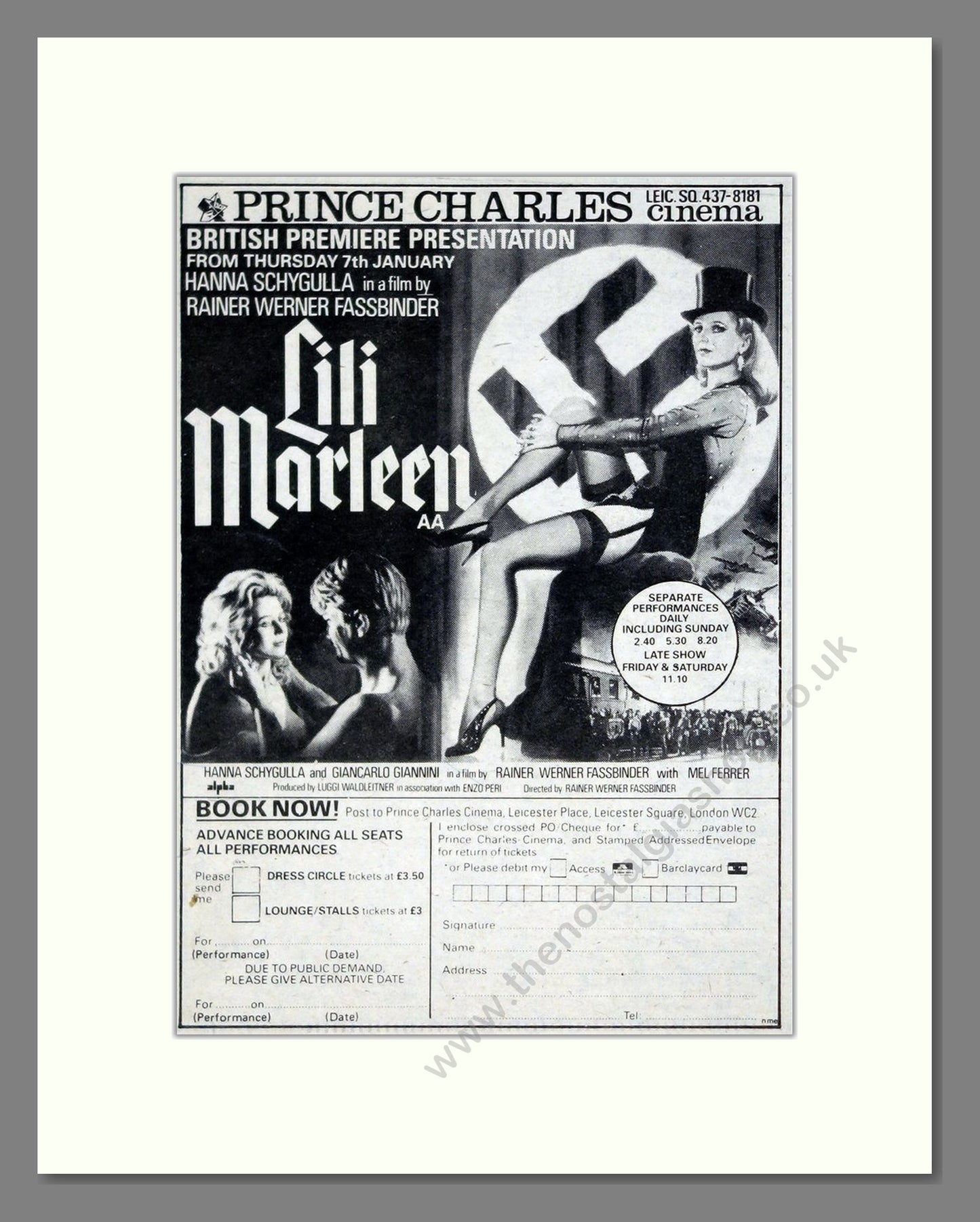 Lili Marleen. 1982 Original Advert (ref AD63357)
