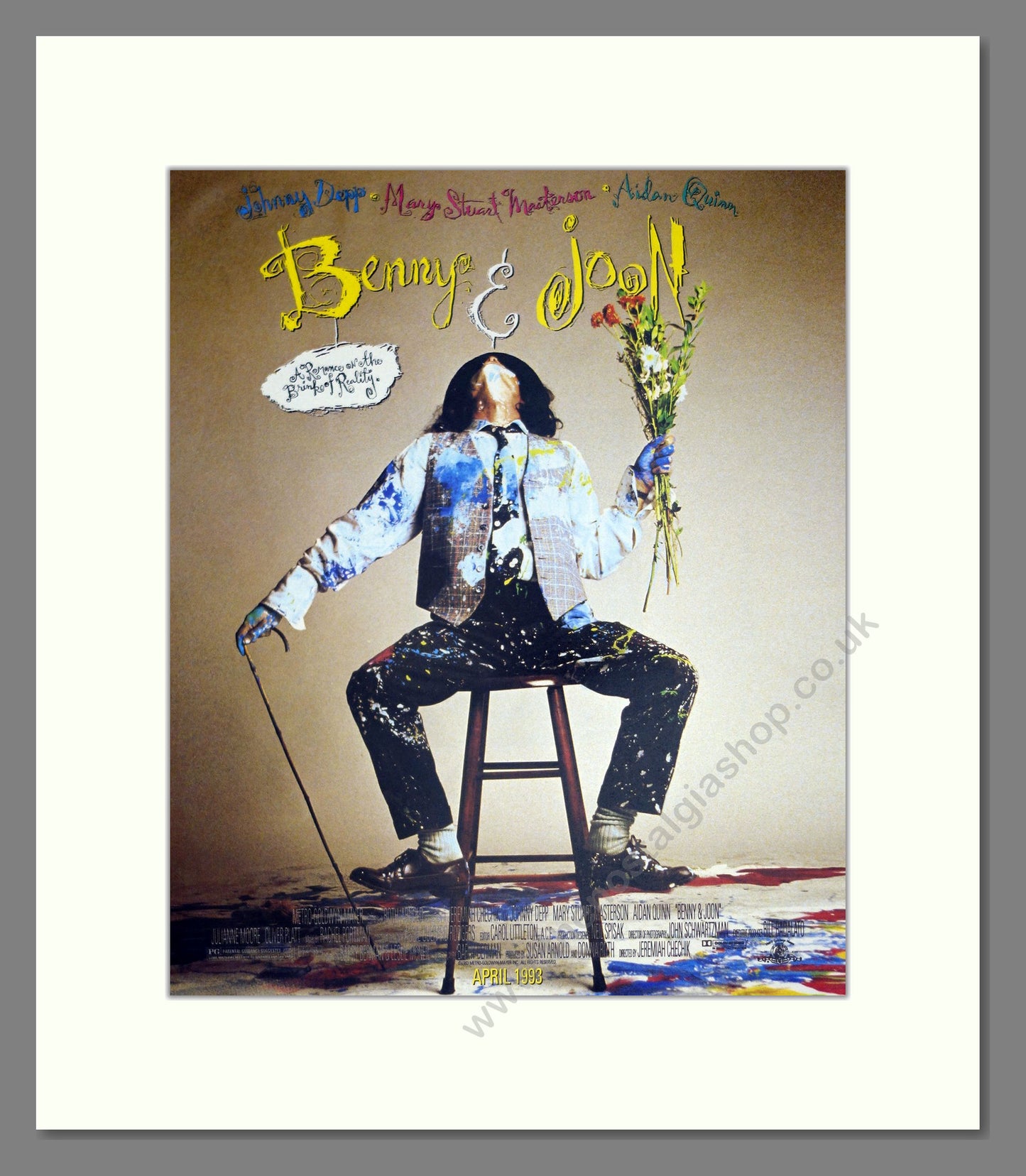 Benny & Joon. Vintage Original Advert 1993 (ref AD303181)