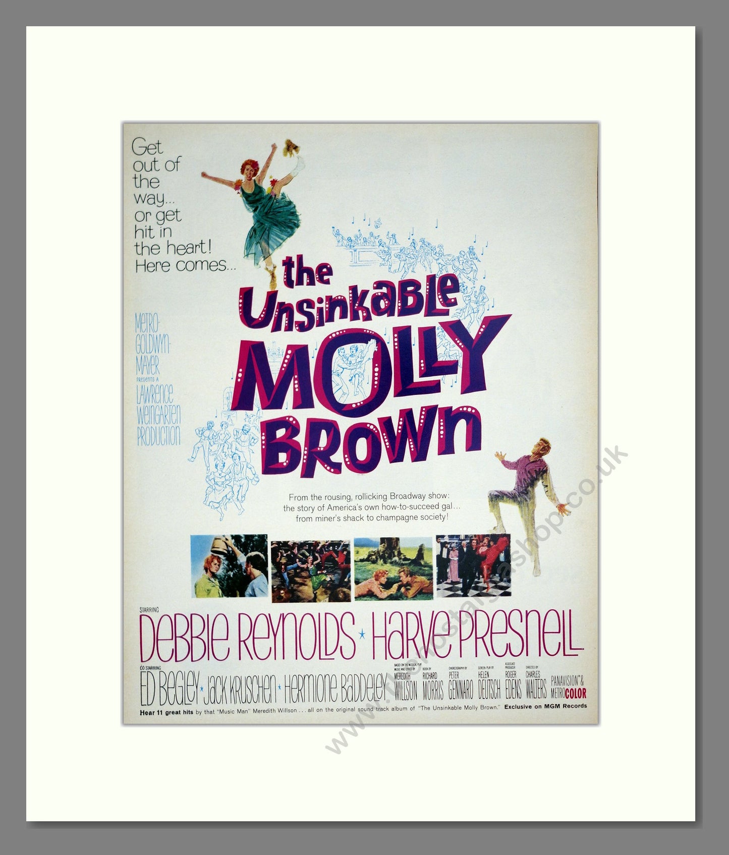The Unsinkable Molly Brown. Vintage Original Advert 1964 (ref AD303195)