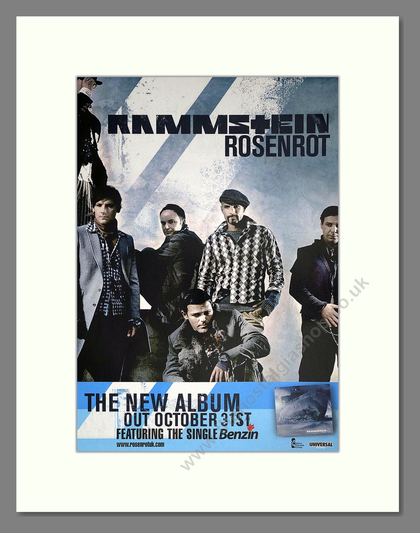 Rammstein - Rosenrot. Vintage Advert 2005 (ref AD63367)