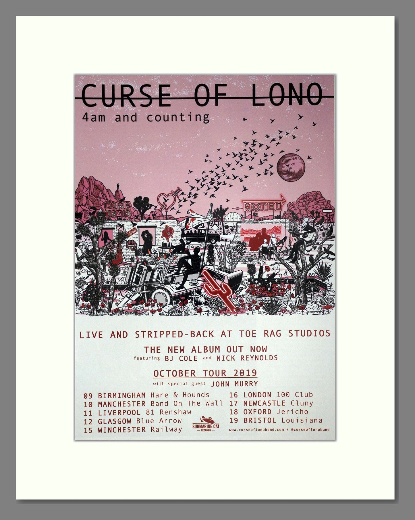 Curse Of Lono - 4am And Counting. Vintage Advert 2019 (ref AD63456)