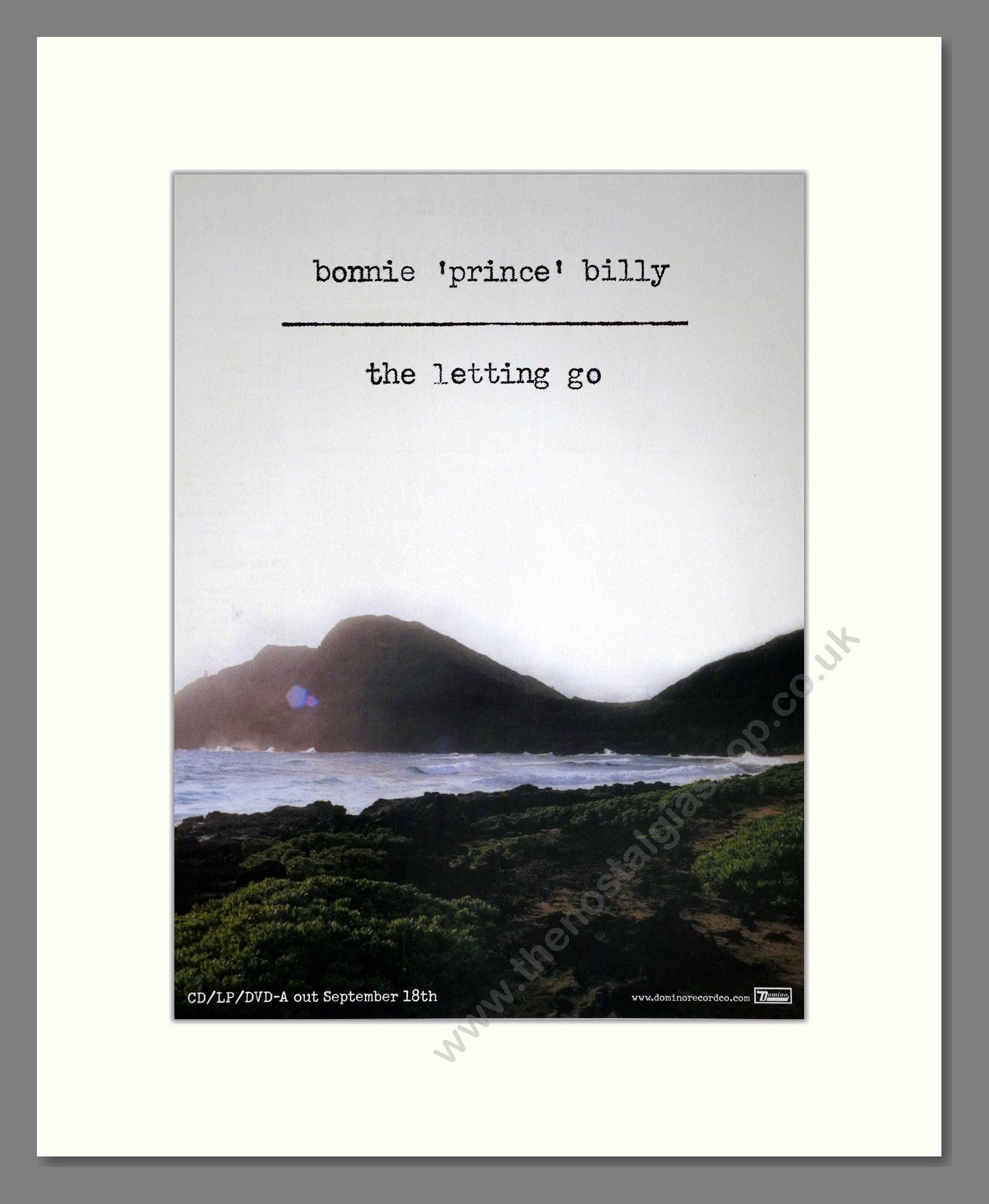 Bonny Prince Billy - The Letting Go. Vintage Advert 2006 (ref AD63508)