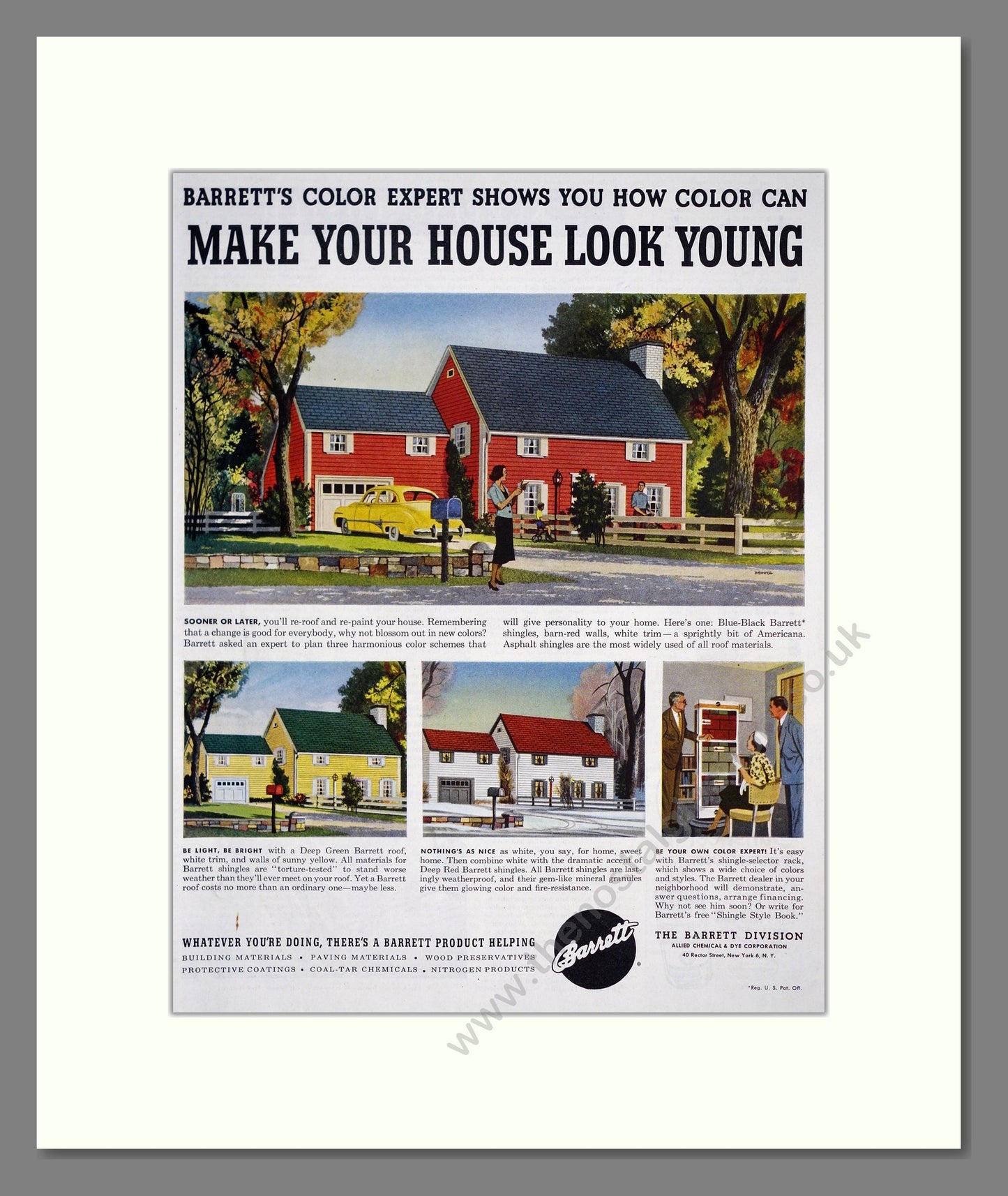 Barrett's - Paints. Vintage Advert 1950 (ref AD303457)