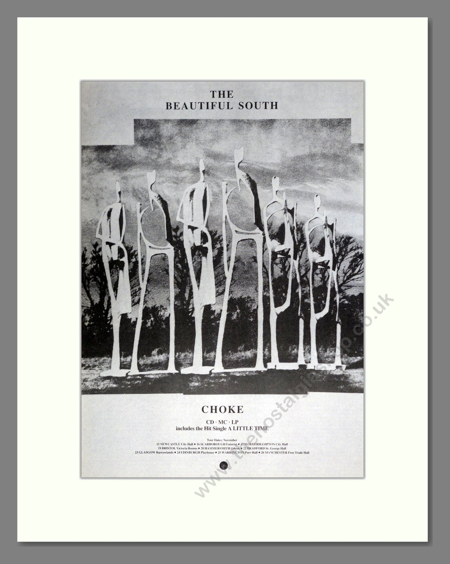 Beautiful South (The) - Choke. Vintage Advert 1990 (ref AD20354)