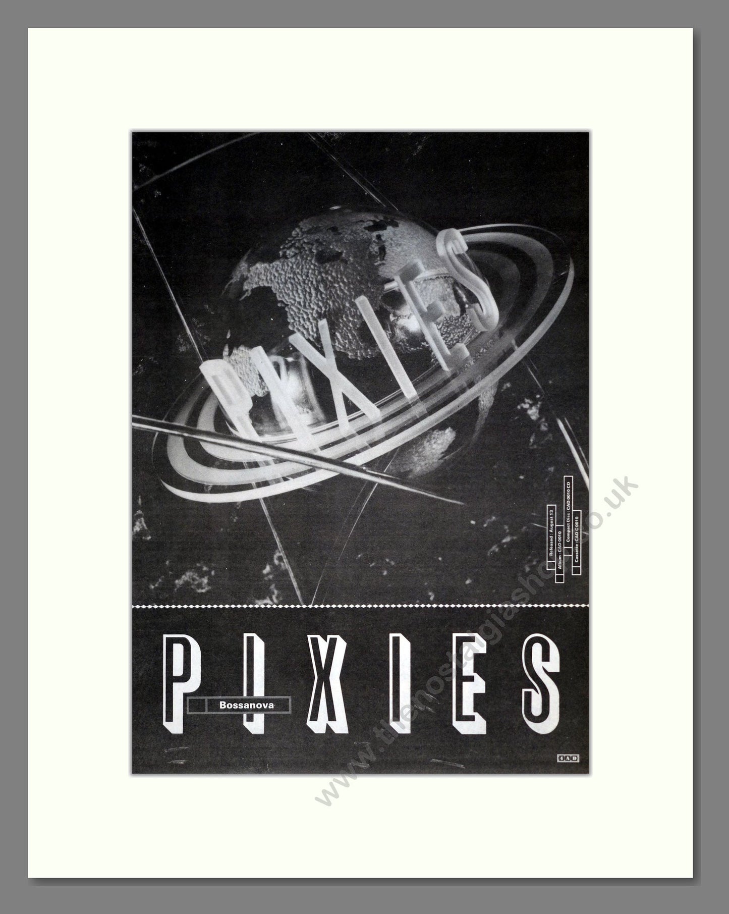 Pixies - Bossanova. Vintage Advert 1990 (ref AD20355)