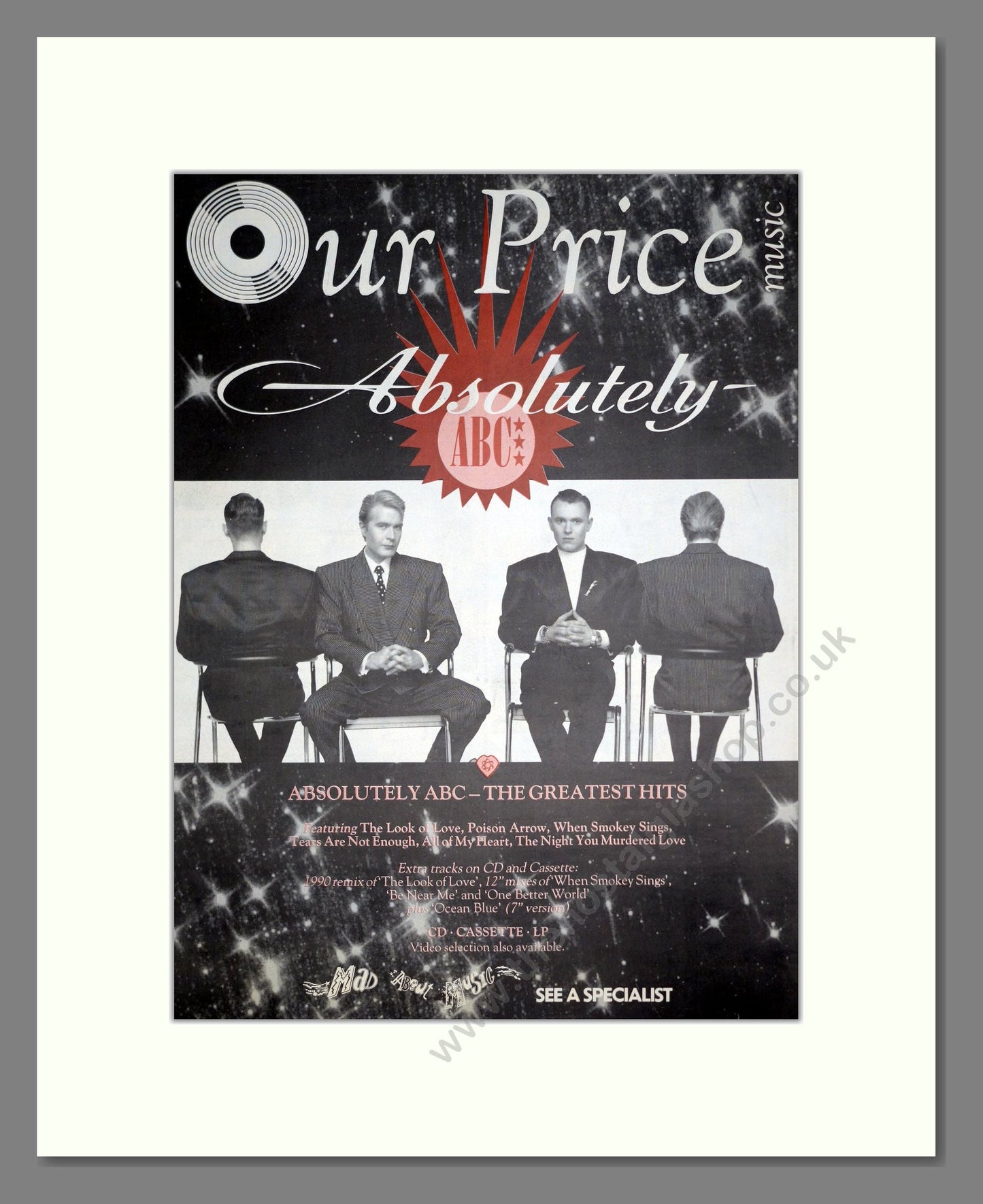 ABC - Absolutely. Vintage Advert 1990 (ref AD20372)